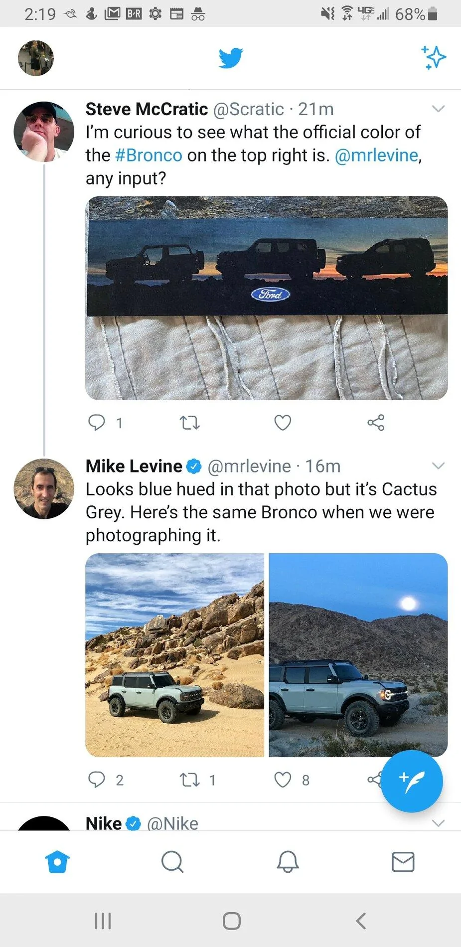 Ford Bronco Cactus Grey or Area 51...Confirmed Screenshot_20200819-141916_Twitter
