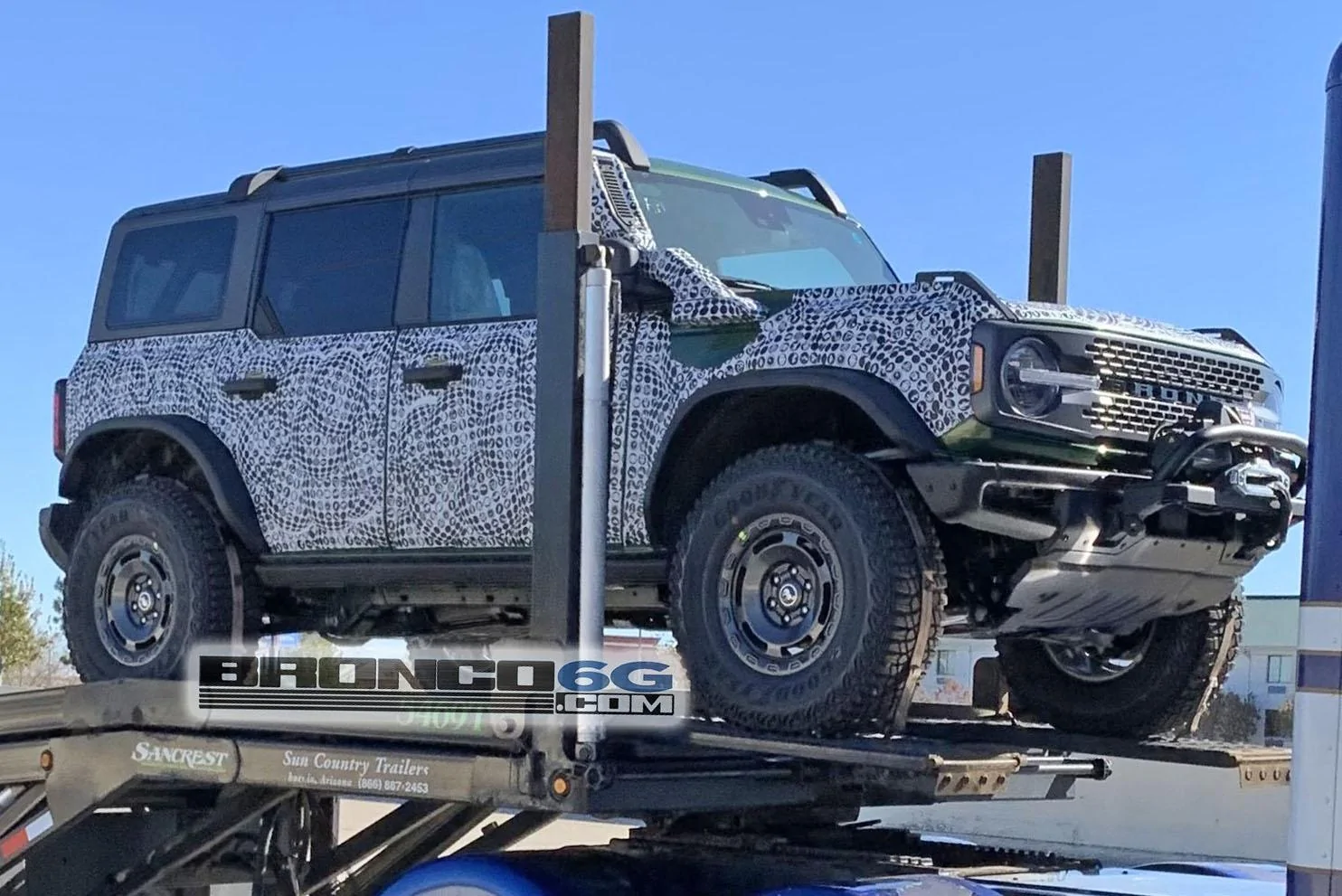 Ford Bronco Bronco Raptor with painted fender flares (rendered) Everest Bronco Sighting 
