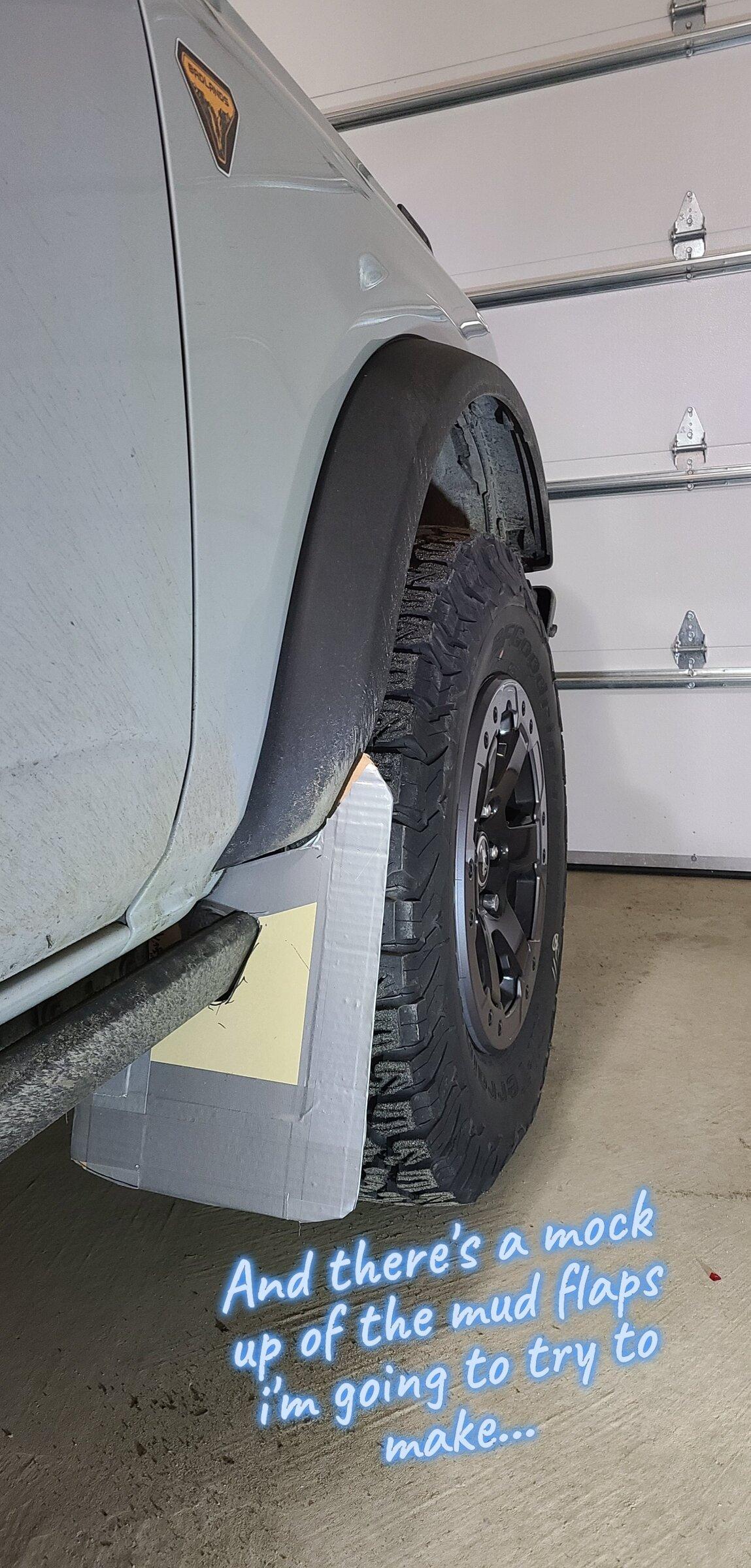 Ford Bronco SnowMan is going to make some Mudflaps! Snapchat-1163346786