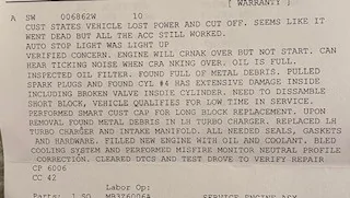 Ford Bronco 2.7 engine failure tracking thread - Ford Please! Bronco Service Write U