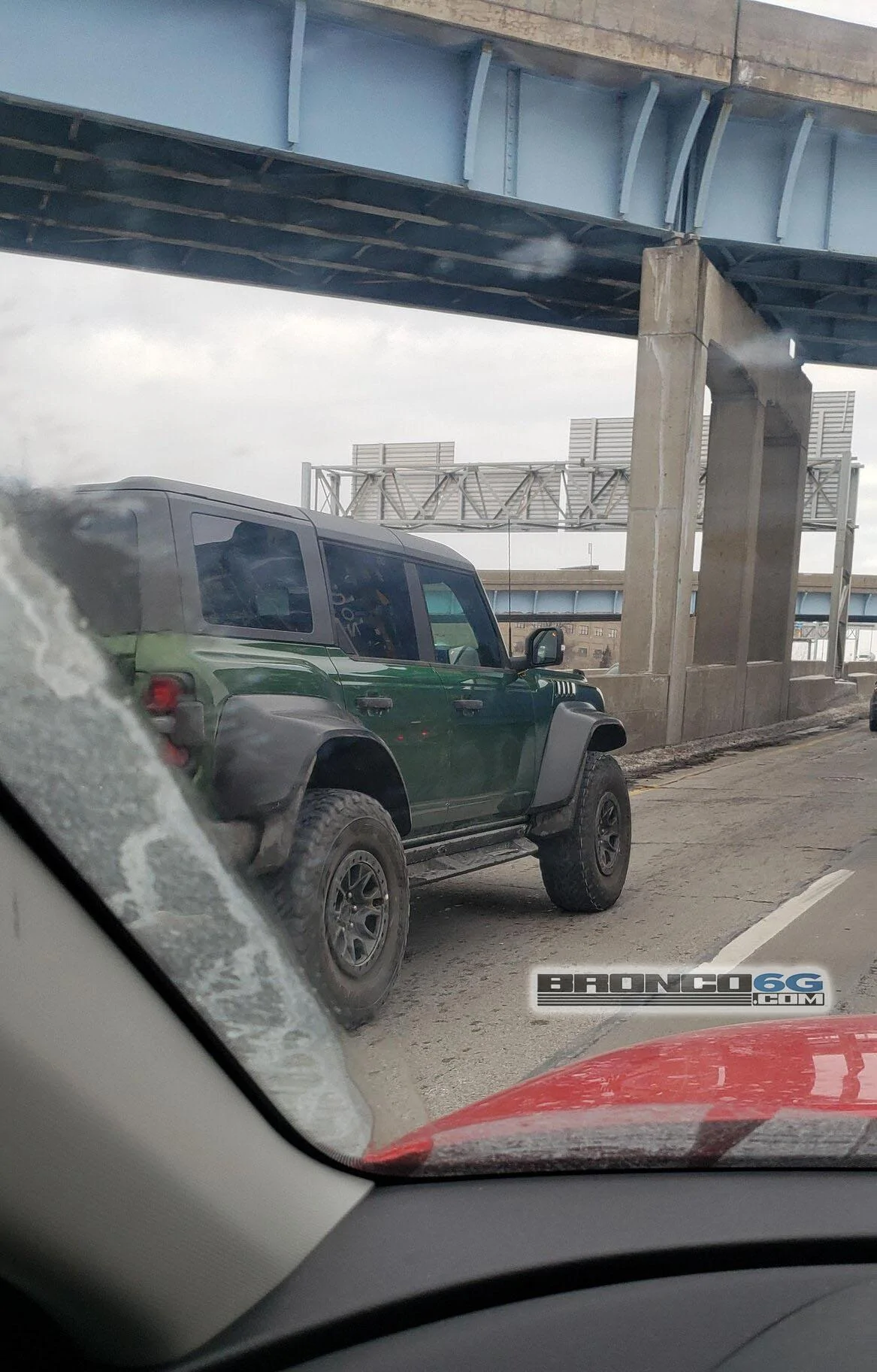 Ford Bronco Eruption Green Bronco Raptor spotted! 20220125_161359-1