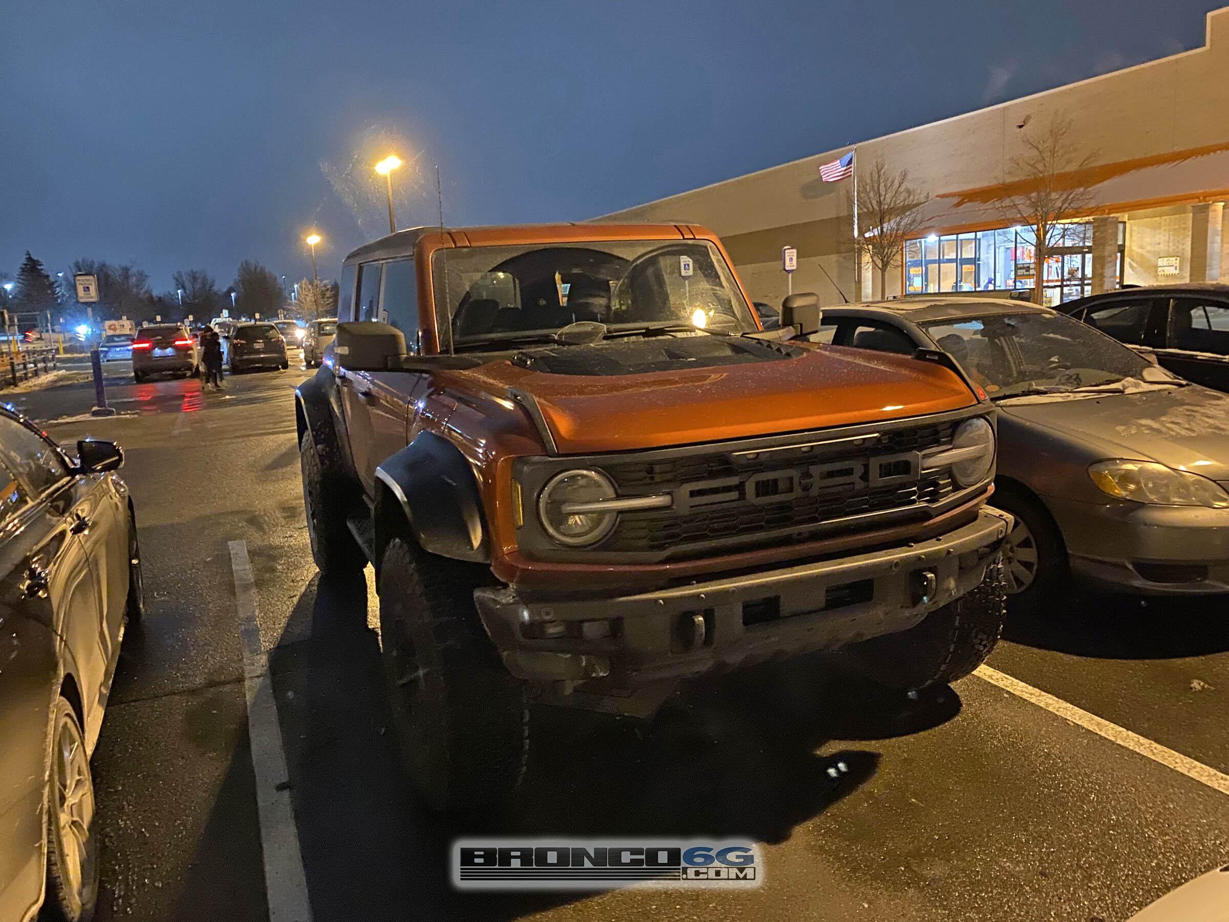 Ford Bronco Hot Pepper Red Bronco Raptor spotted! Looks better in person Hot Pepper Red Bronco Raptor 1