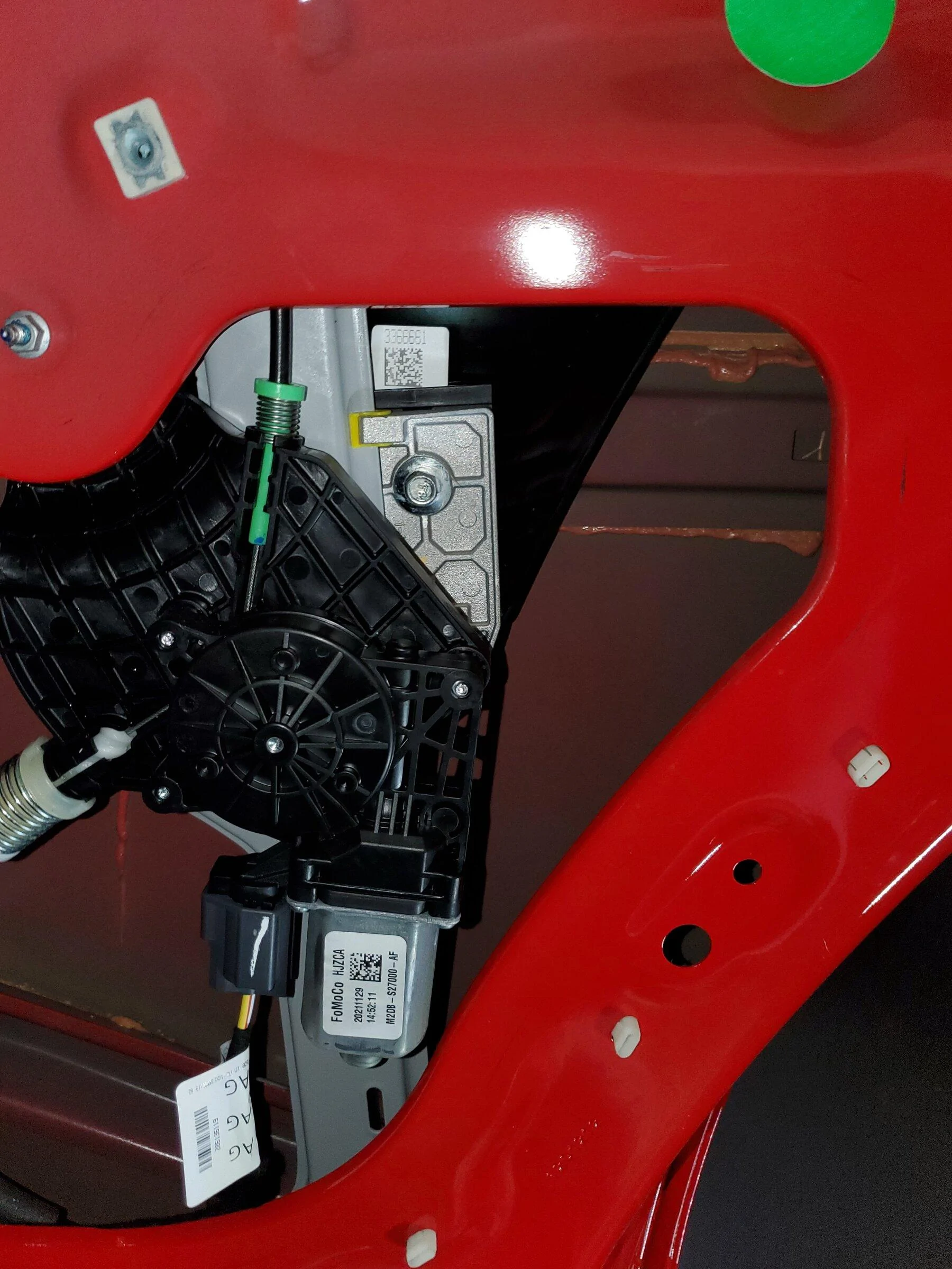 Ford Bronco window getting caught when opening door 20220126_110744