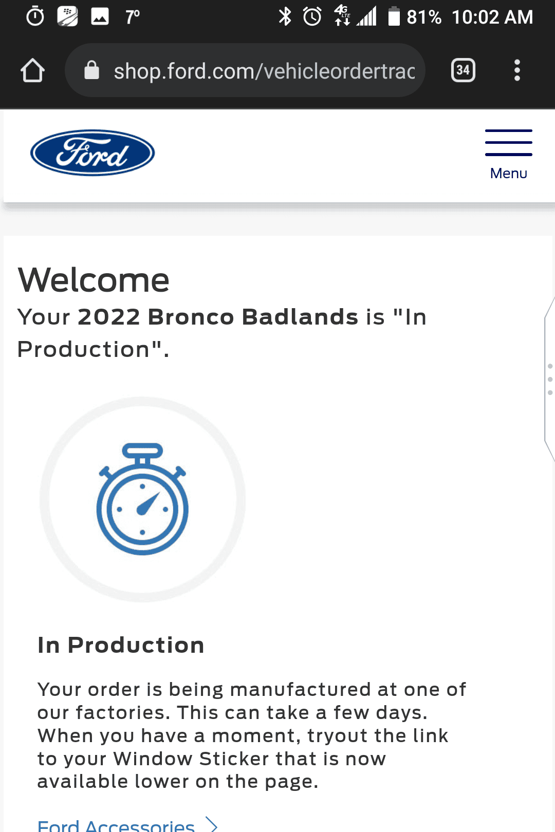 Ford Bronco 🛠 12/20/21 Build Week Group Screenshot_20220127-100209