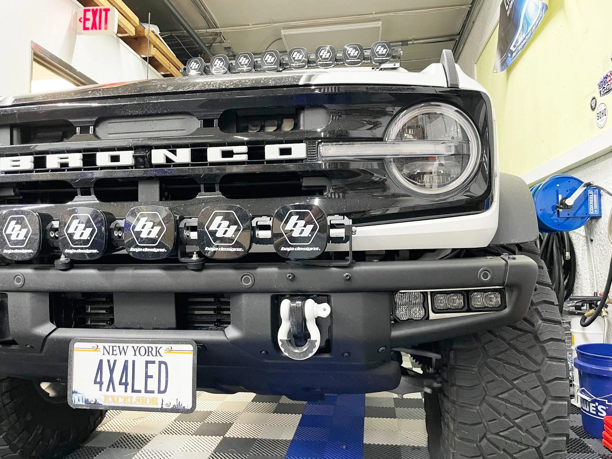 Ford Bronco TRIPLE FOG KITS | New Flush Mount Kit Now Available at 4x4TruckLEDs.com dd5