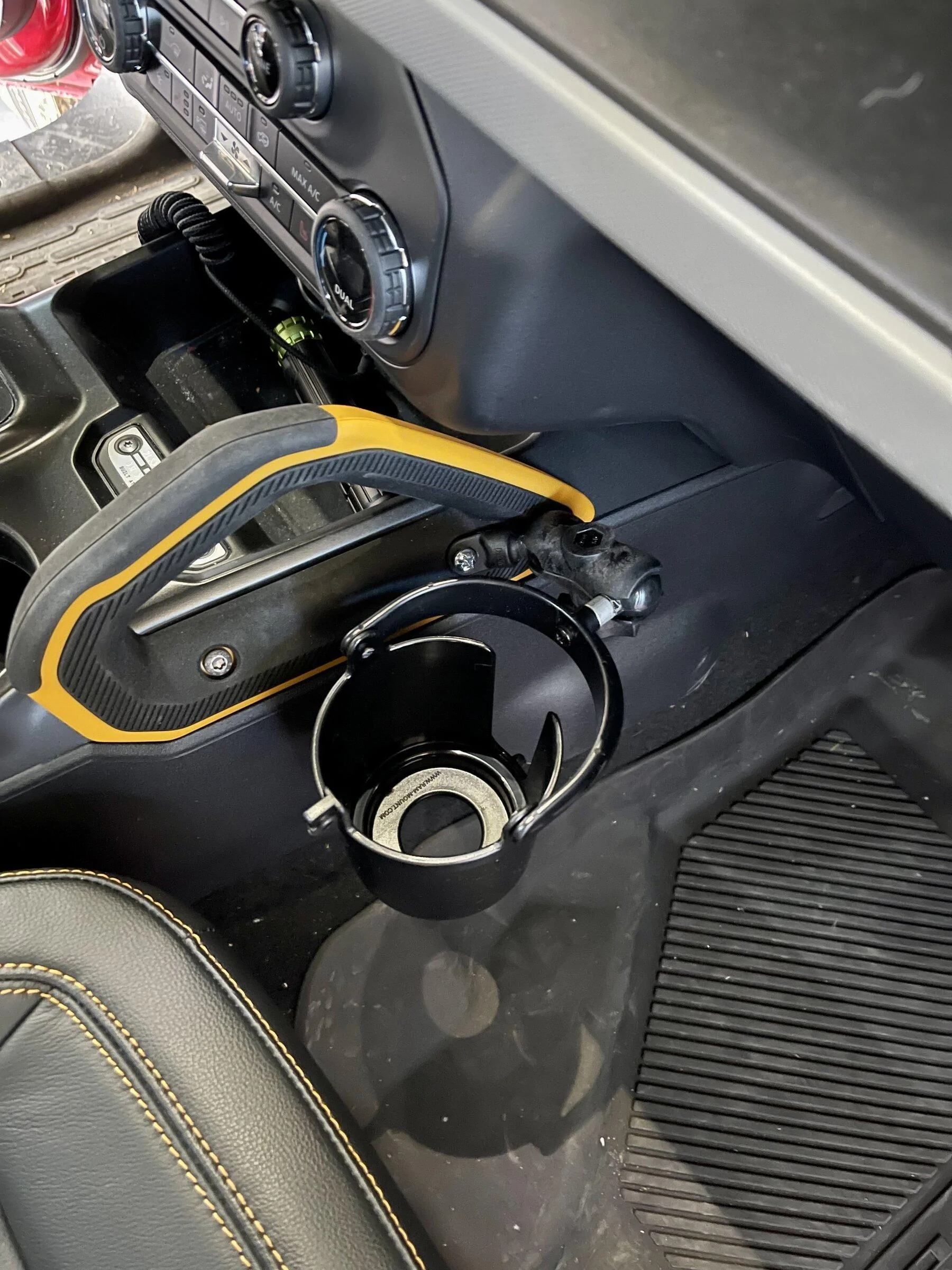 Ford Bronco Ram Mount drink / cup holder installed - PICS IMG_5046