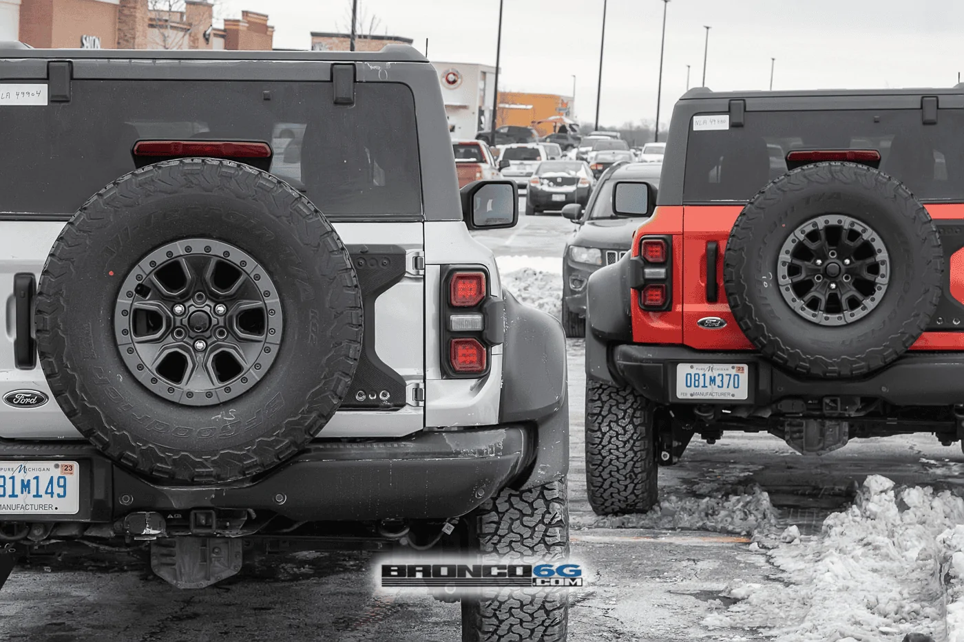 Ford Bronco 3 factory wheel options for 2022 Bronco Raptor (pics) 1643313828424