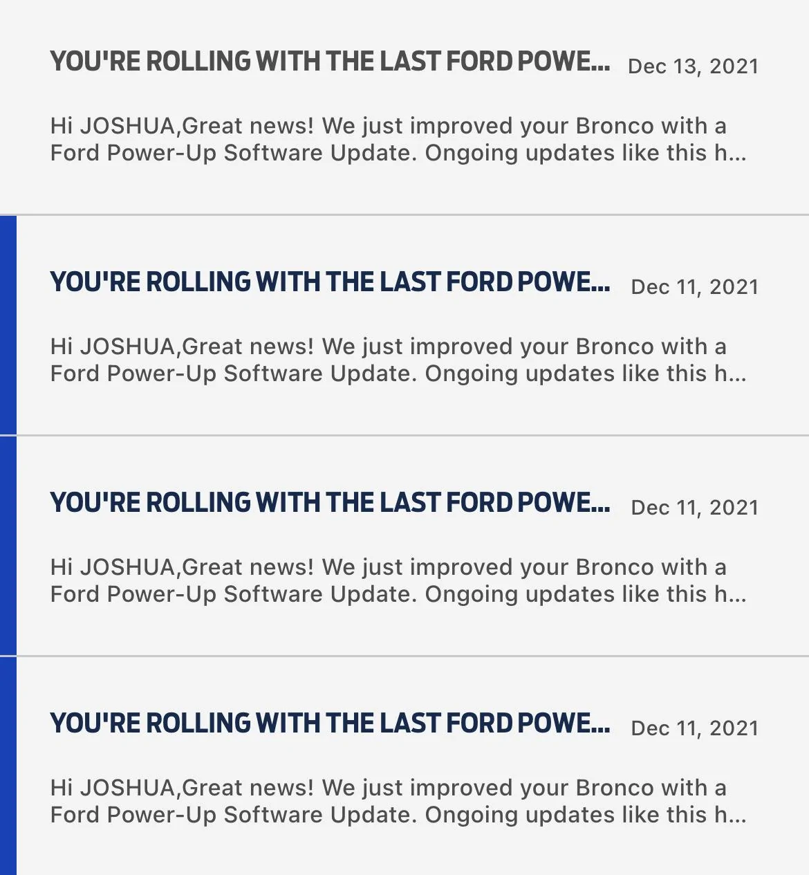 Ford Bronco FordPass updates could use some better phrasing BD50756E-1FF4-415D-9528-70BD3A209540