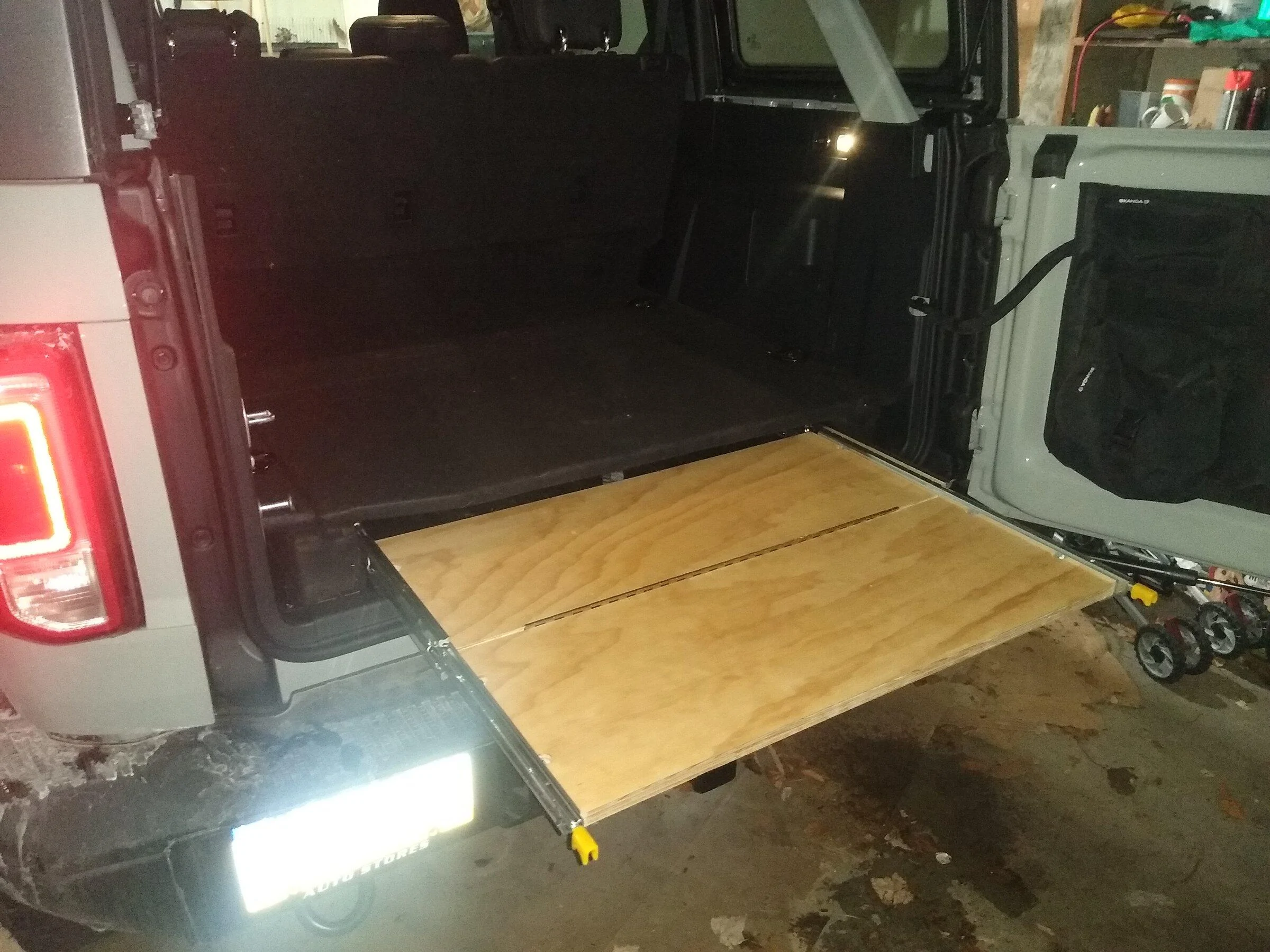 Ford Bronco Slide out tailgate now live on Bronco builder IMG_20220121_200002339