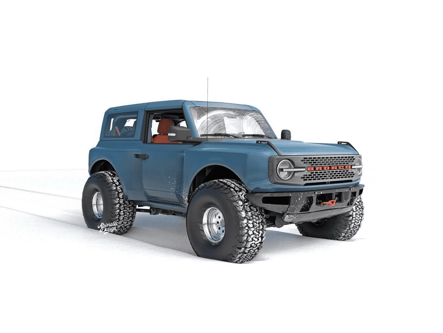 Ford Bronco Arctic Bronco Render by Abimelec Design 1643399481237