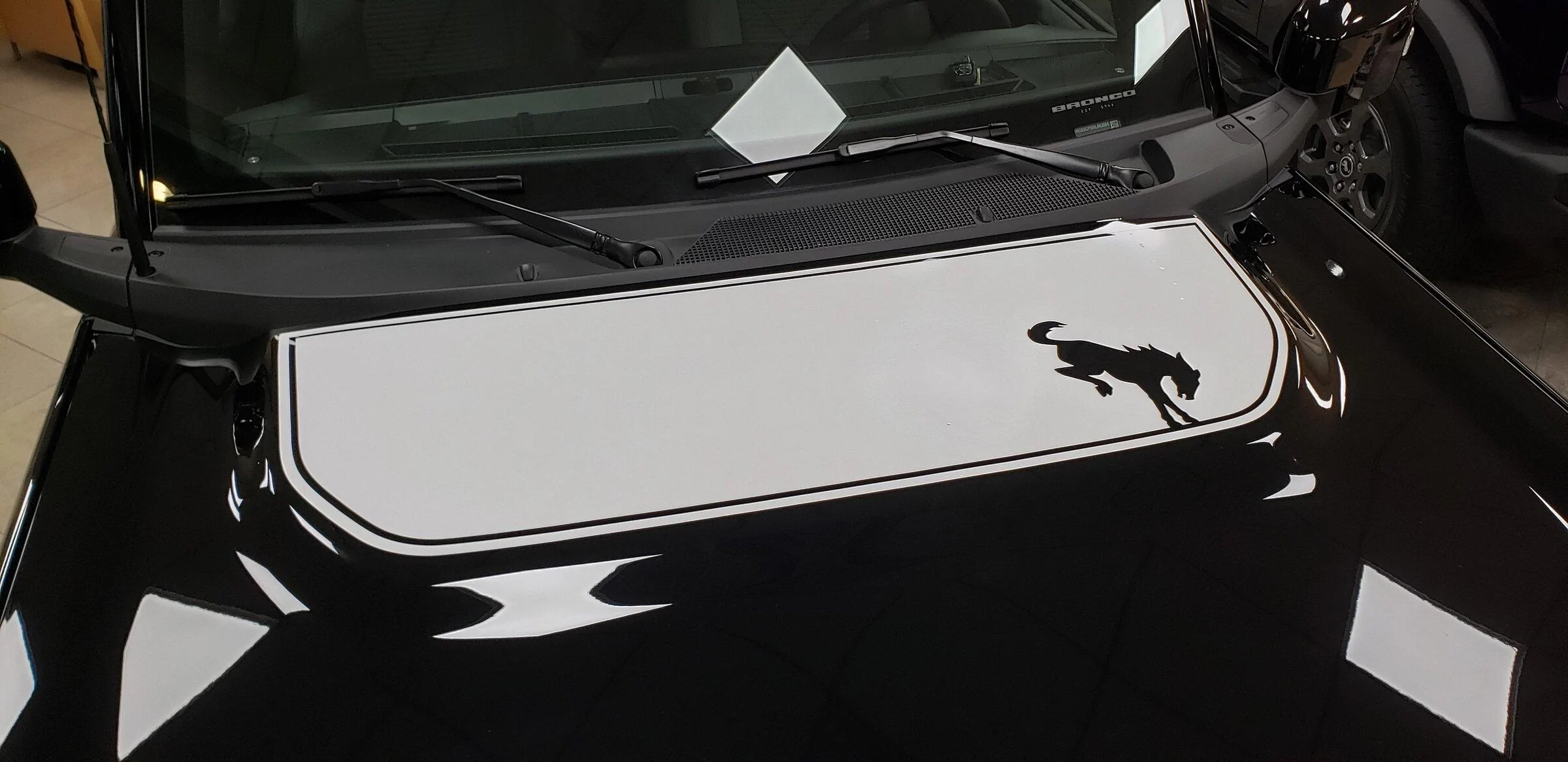 Ford Bronco Decals for hood, windows, and side stripes 20220125_171941