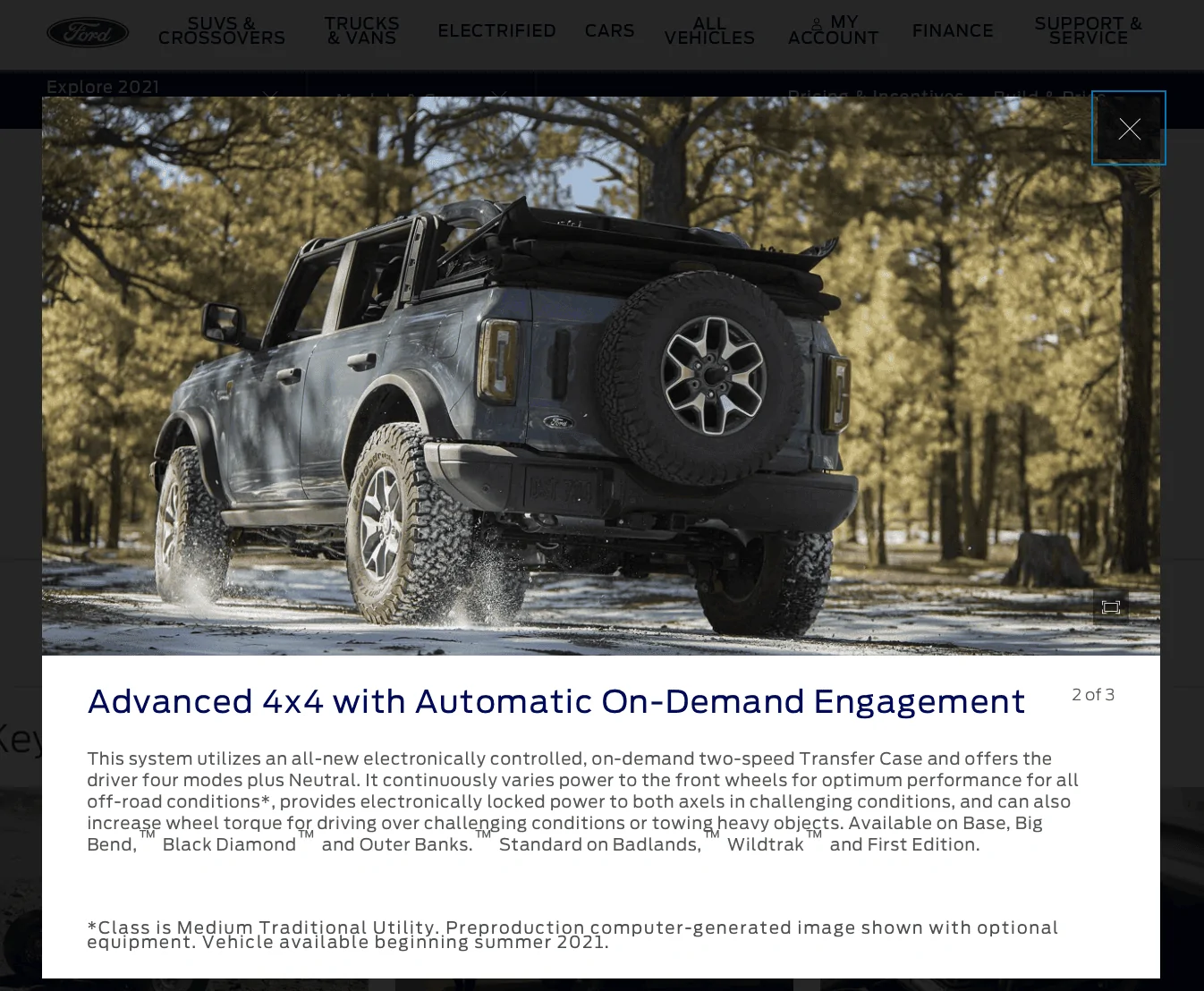 Ford Bronco Turning in 4WD Screen Shot 2022-01-28 at 5.41.03 PM