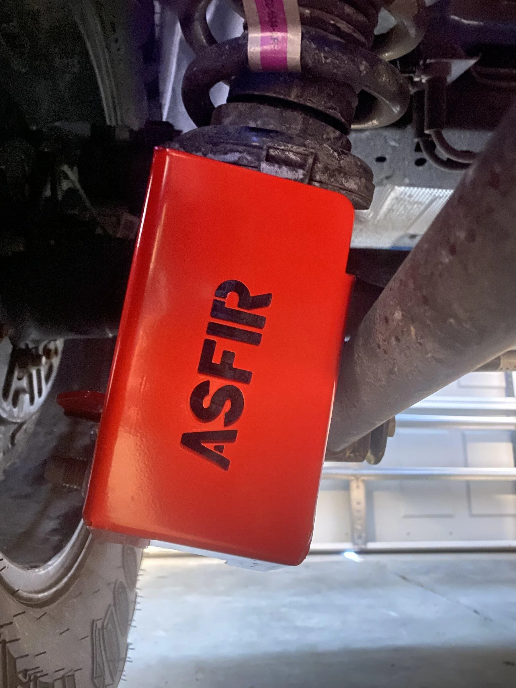 Ford Bronco ASFIR rear shock skid plates installed B98C3ED0-C99D-49EA-958C-41DBC1FF2D78