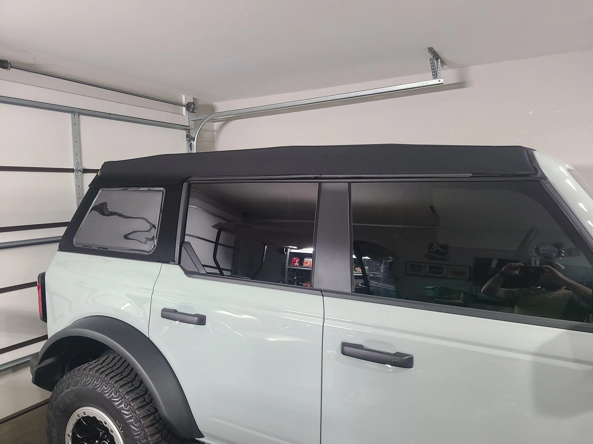 Ford Bronco Anyone replace the Ford OEM soft top w/ the Bestop Trektop twill yet? 20220129_183309
