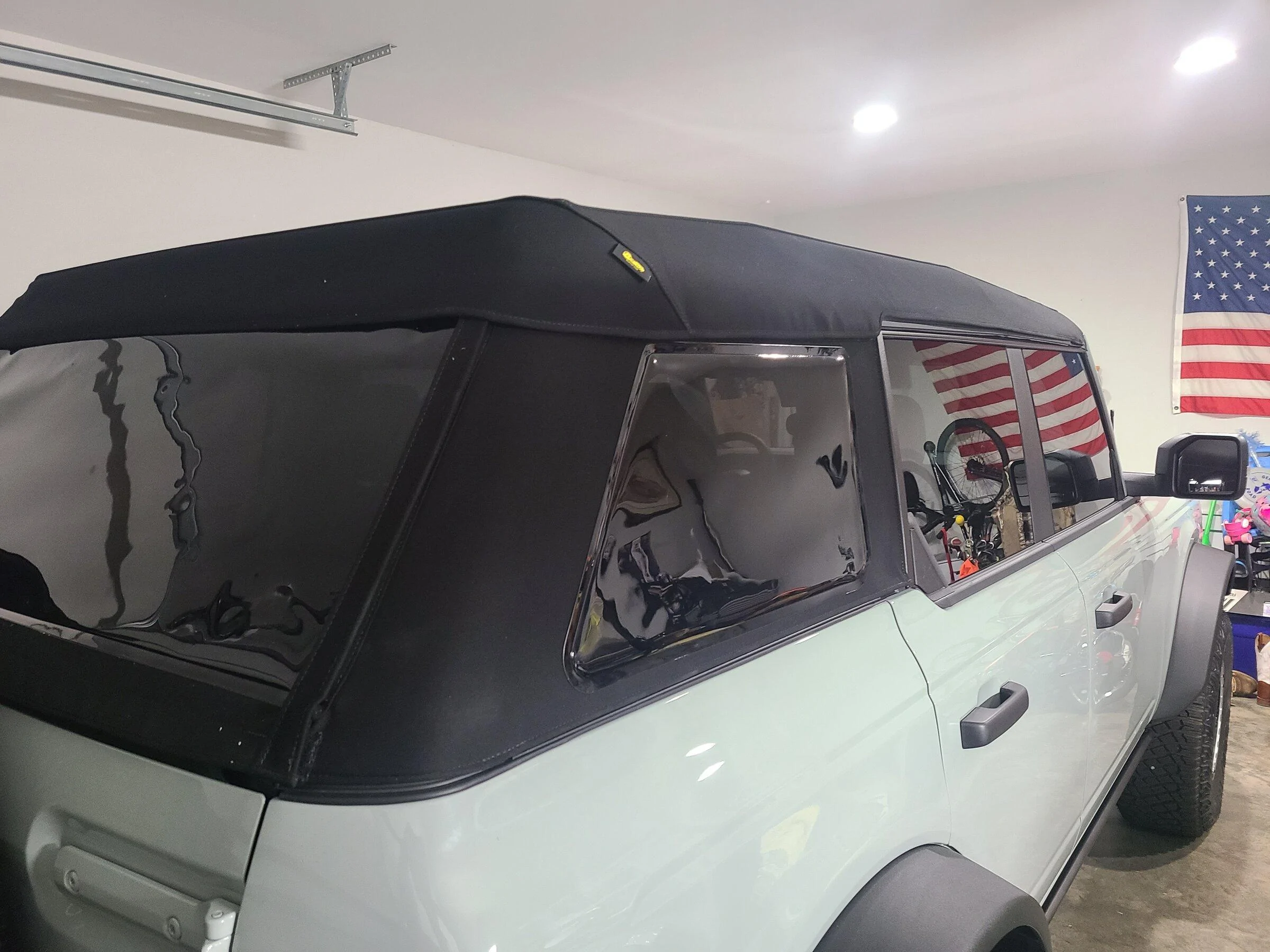 Ford Bronco Anyone replace the Ford OEM soft top w/ the Bestop Trektop twill yet? 20220129_183320