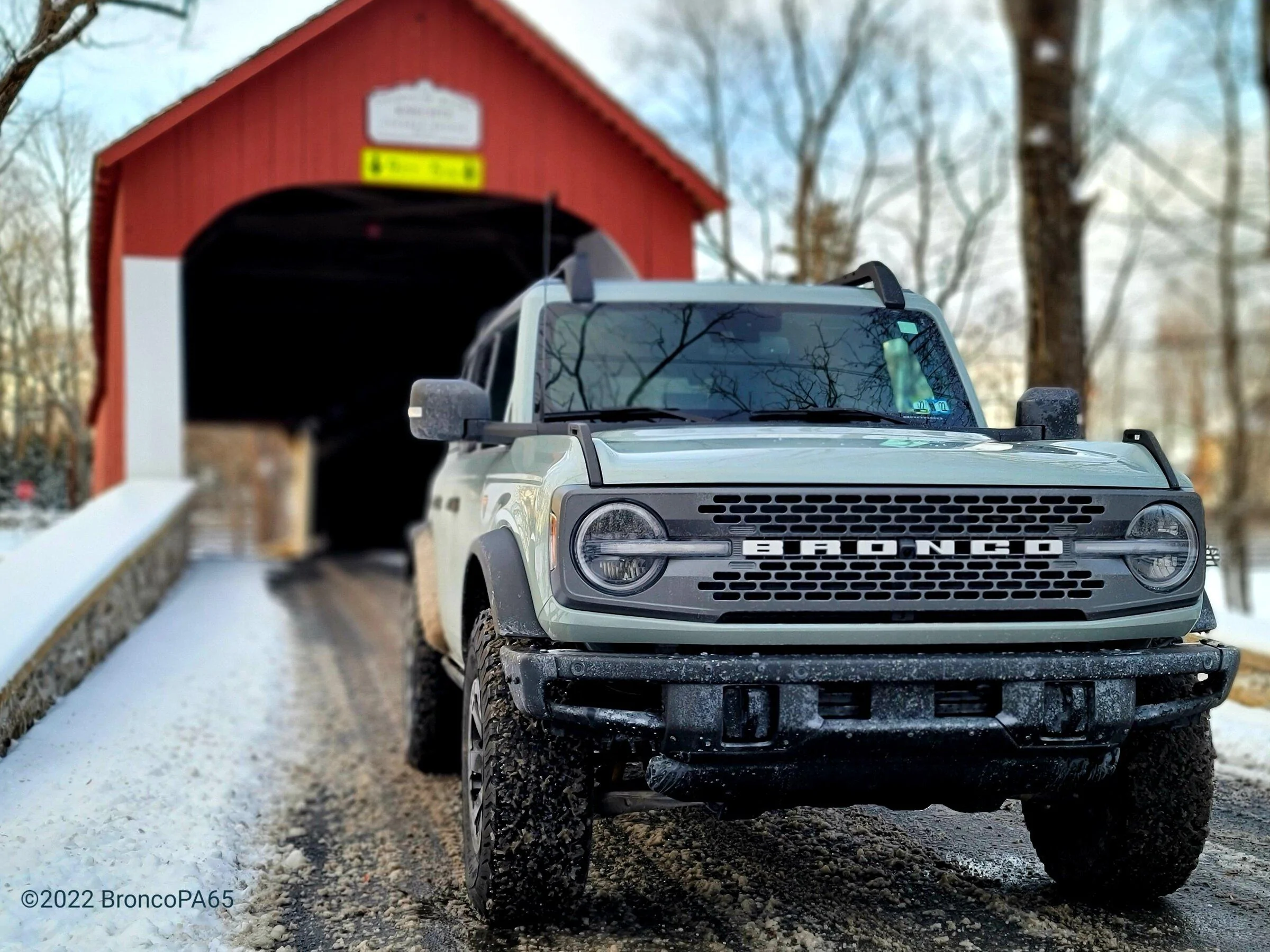 Ford Bronco First Snow With The Bronco 20220129_201654