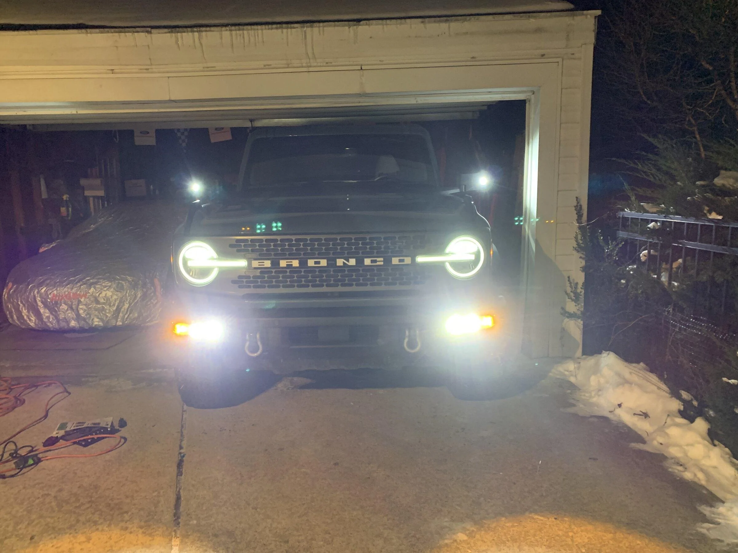 Ford Bronco Zroadz pod lights installed today 973C70CB-030A-4526-881E-0FA16D0D263A