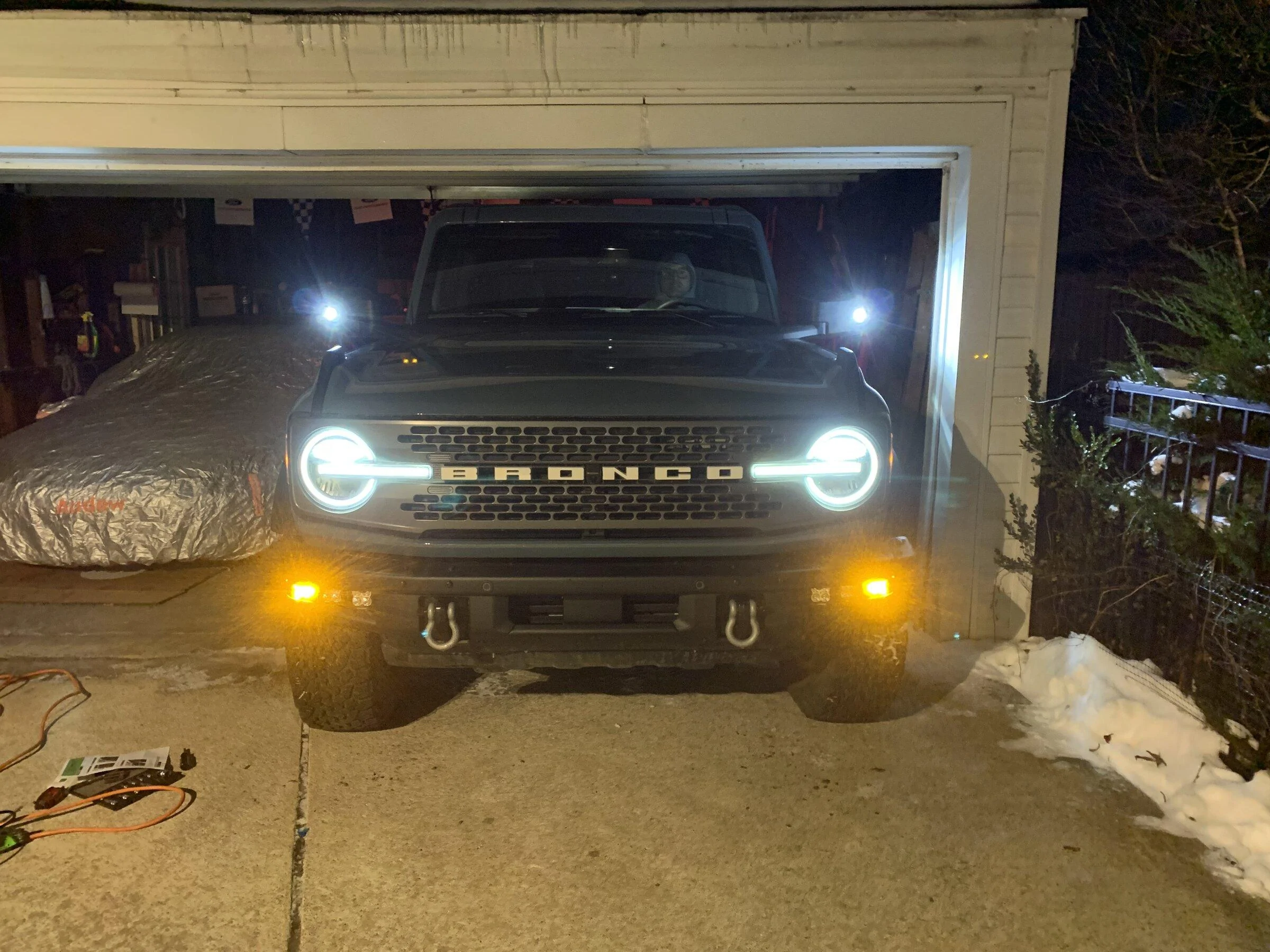 Ford Bronco Zroadz pod lights installed today DD6DC2FD-888D-4D92-B614-D64AF61BDD49
