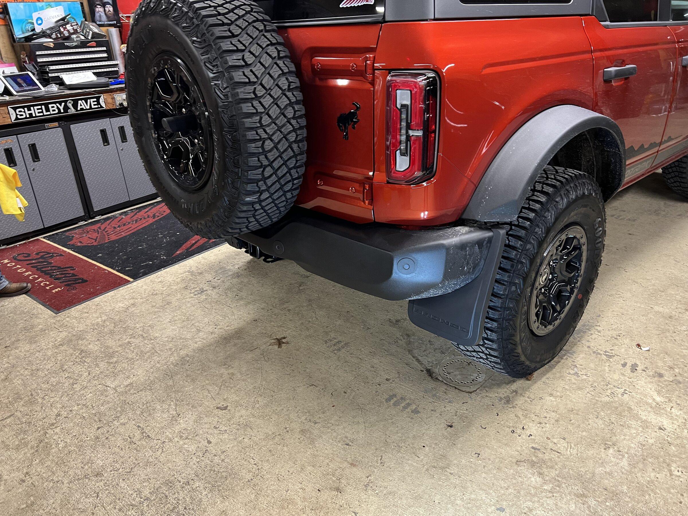 Ford Bronco Ford OEM mud flaps BE6882D2-79C8-419E-91FB-9848A4FBBAB8