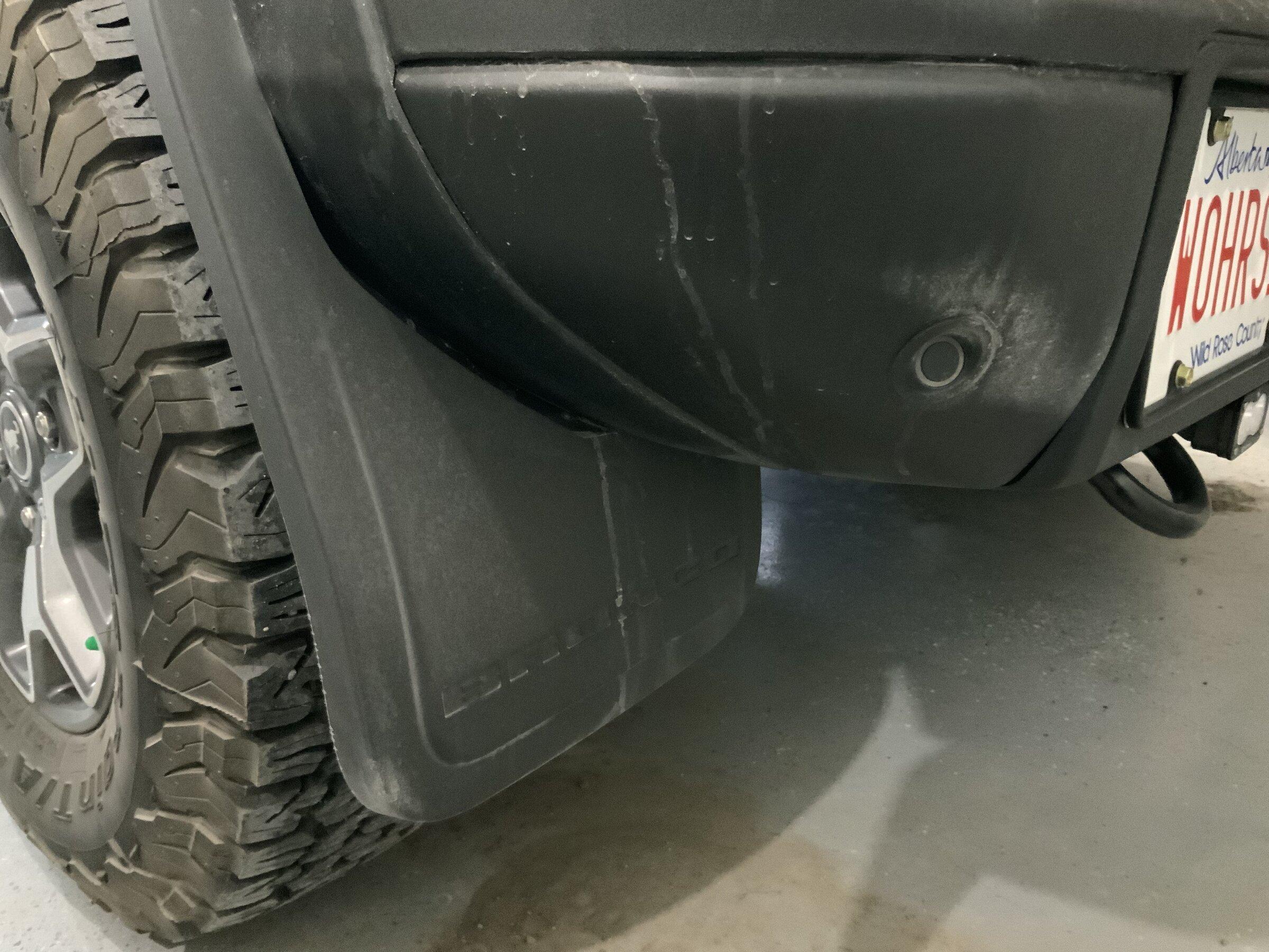 Ford Bronco More OEM Splash Guard installed details 70075DDF-D540-4793-9200-3D3EB7AD8946