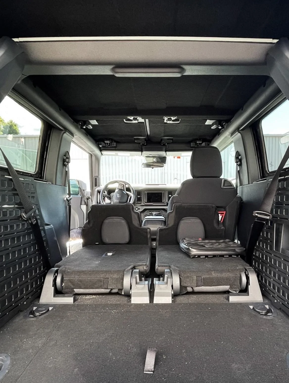 Ford Bronco Builtright interior molle rack. E69875A0-BD47-4CC6-8D51-A00483B852BC
