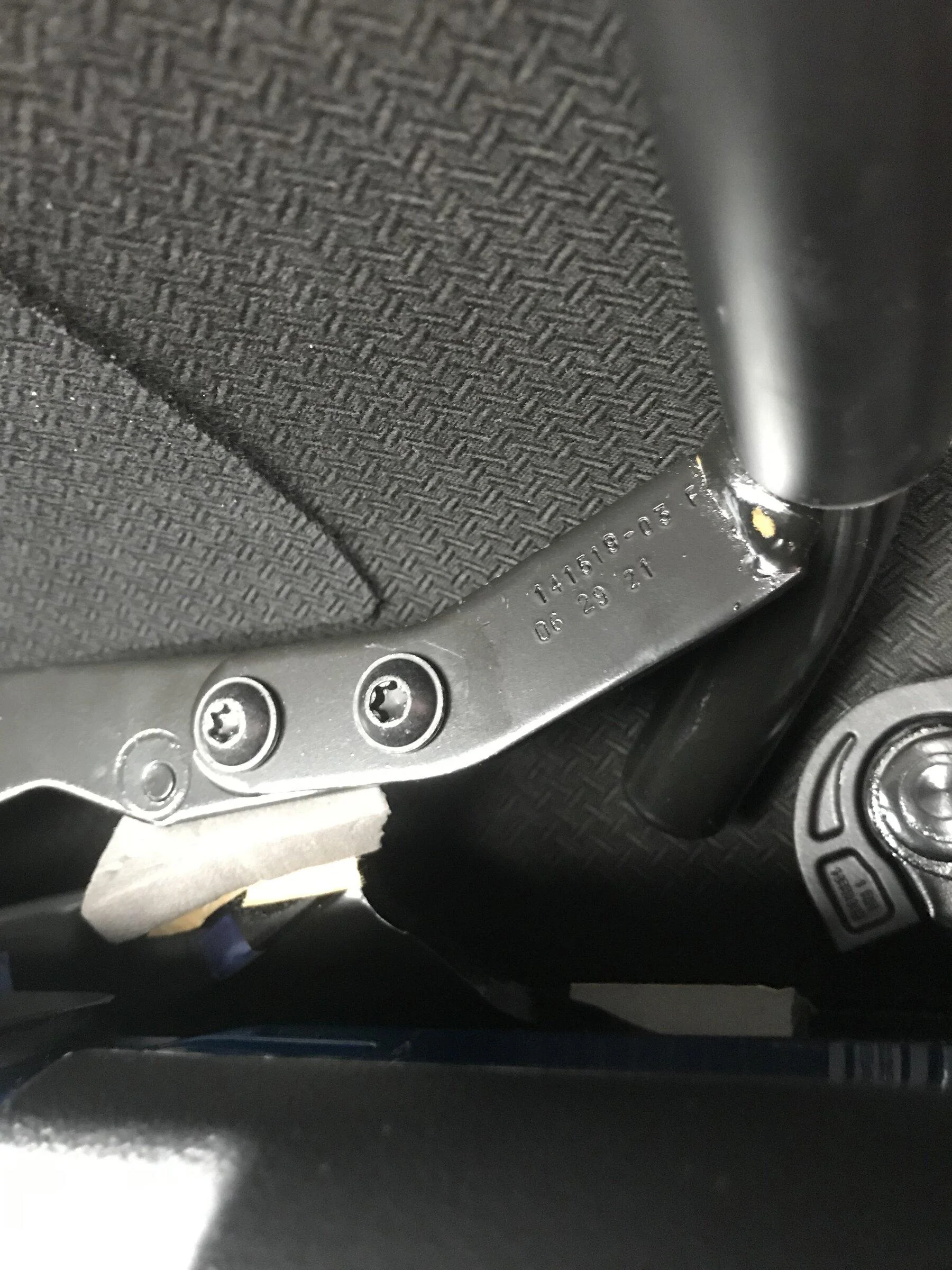 Ford Bronco Soft top b pillar rattle solved 45E8A11E-483B-4EF8-8F5E-B928DA199BB3