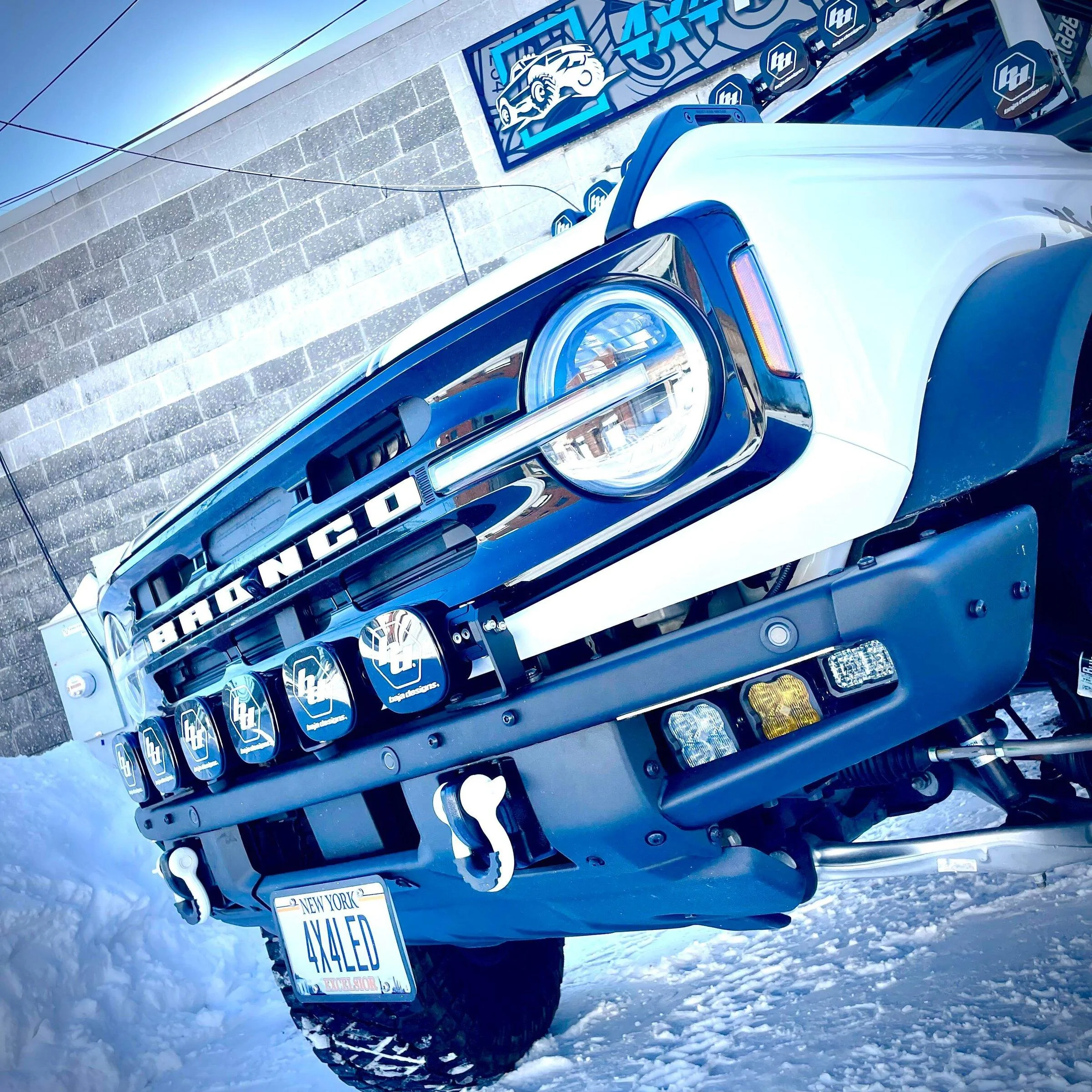 Ford Bronco Snow Photos Bronco10