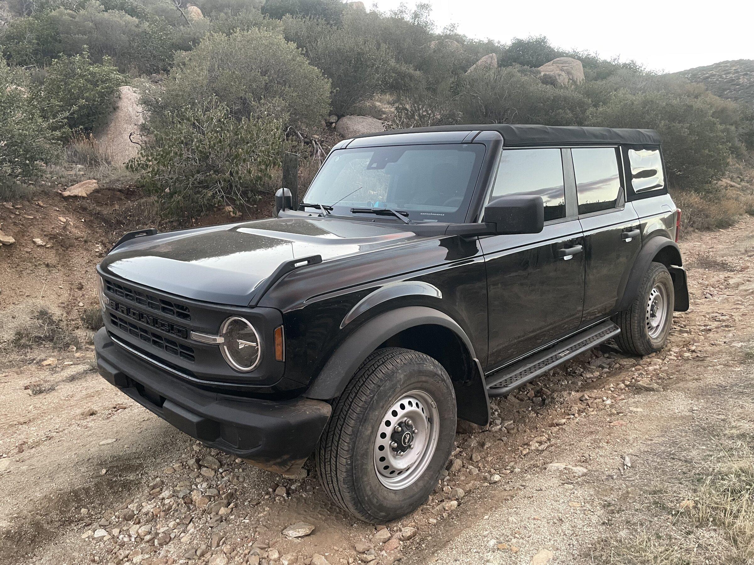 Ford Bronco GO RHINO DOMINATOR DSS SLIDERS installed IMG_0613