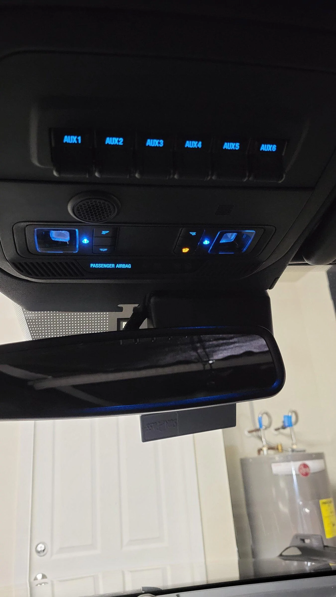 Ford Bronco Aux Upfitter Overhead Switches installed! - DIY writeup instructions & photos 20220130_233652