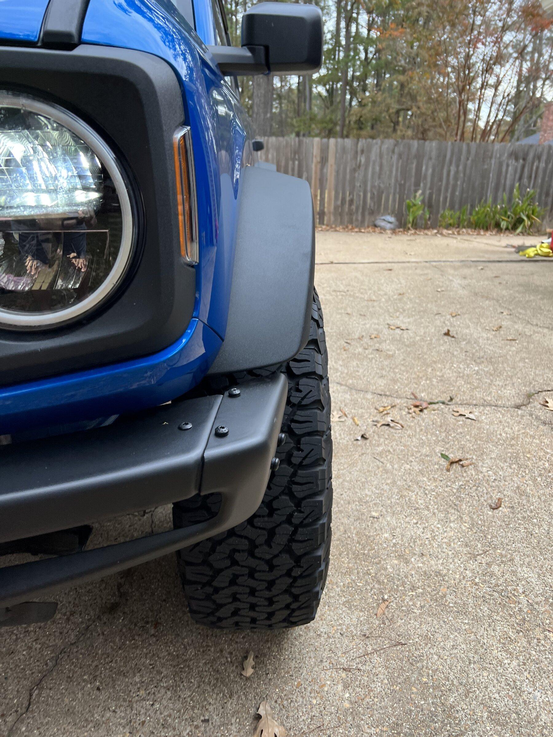 Ford Bronco 0mm offset vs 20mm offset wheels with Sasquatch package/fenders 8C51D67A-9BD2-4C45-86F7-12C5A7895444