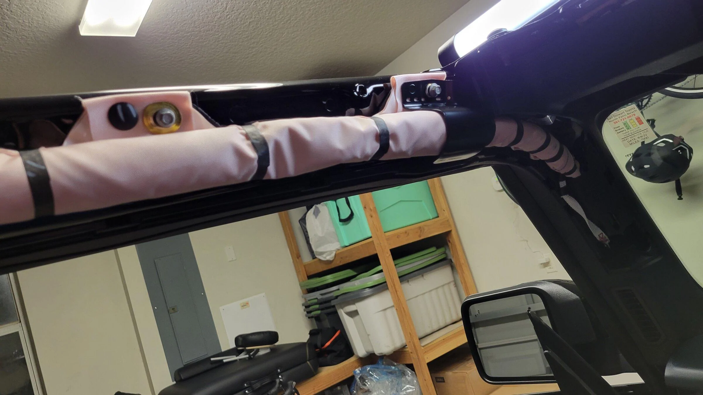 Ford Bronco Aux Upfitter Overhead Switches installed! - DIY writeup instructions & photos 20220130_204845