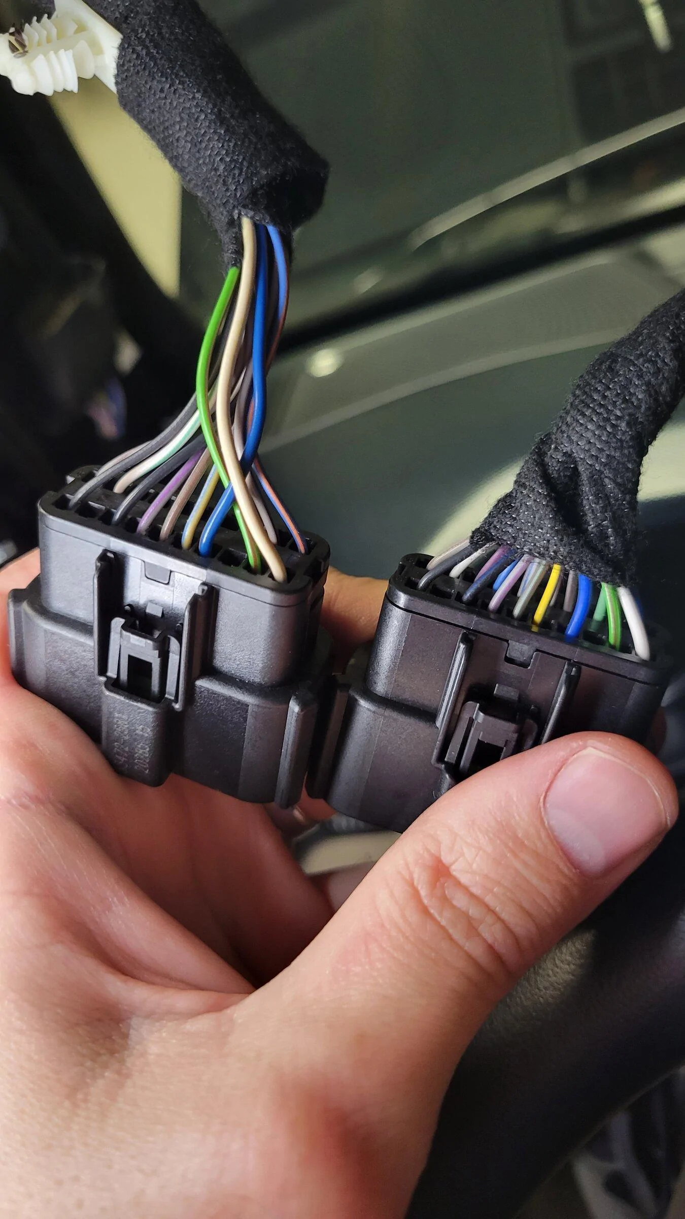 Ford Bronco Aux Upfitter Overhead Switches installed! - DIY writeup instructions & photos 20220130_210237