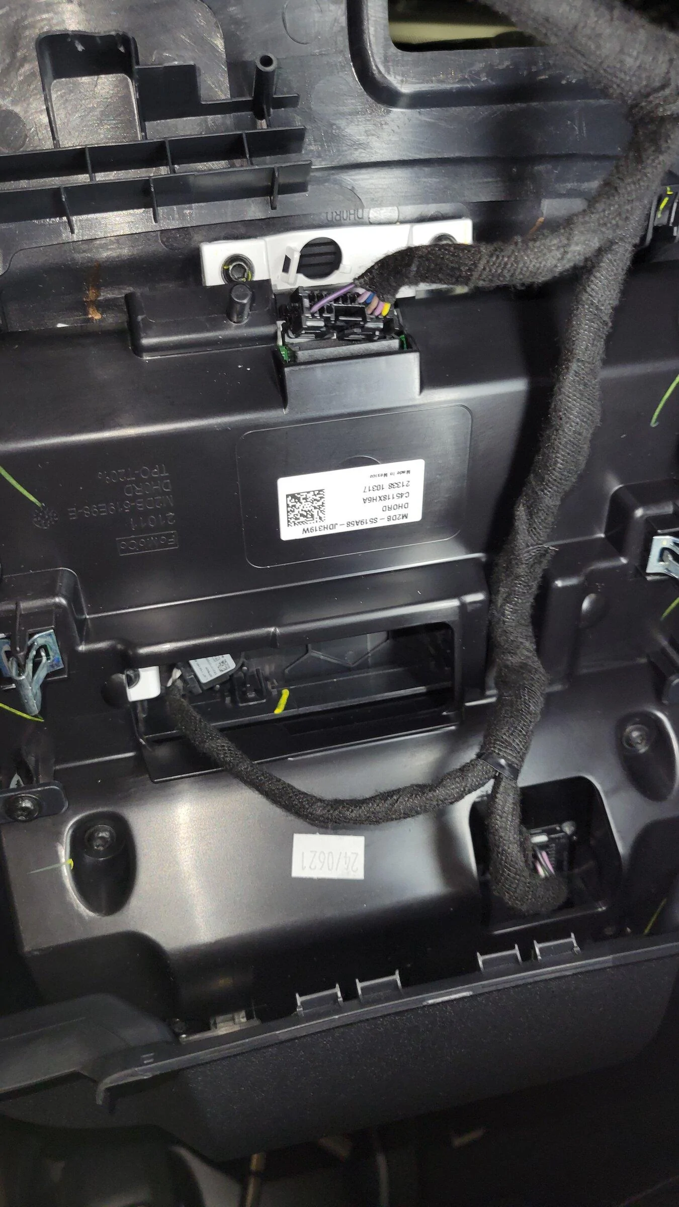 Ford Bronco Aux Upfitter Overhead Switches installed! - DIY writeup instructions & photos 20220130_214455