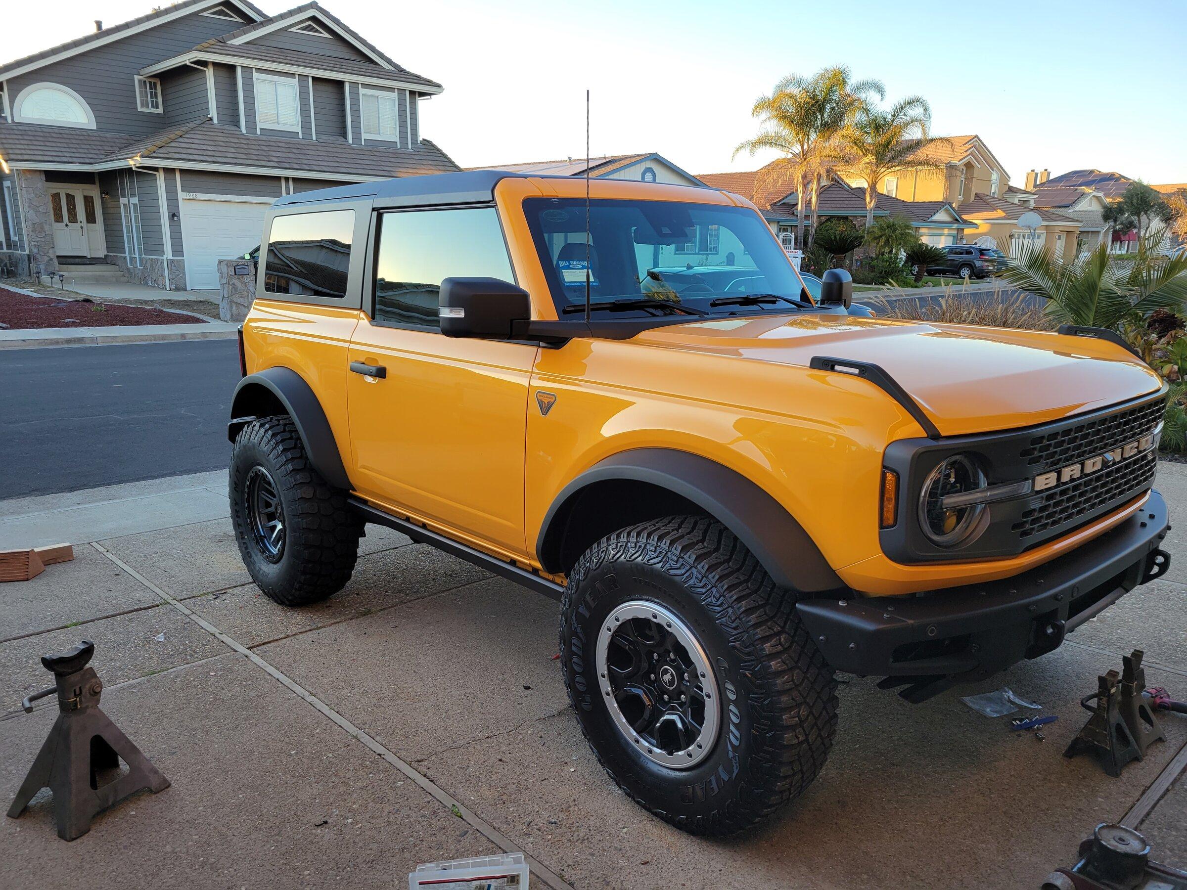 Ford Bronco 2 Door on 37s, RPG lift, Vision wheels 20220129_165814