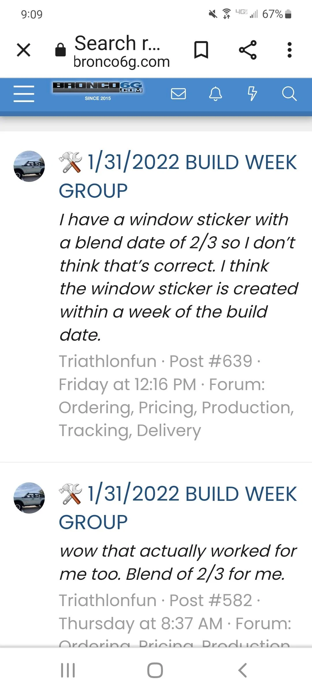 Ford Bronco 🛠 1/3/22 Build Week Group Screenshot_20220131-090946_Chrom