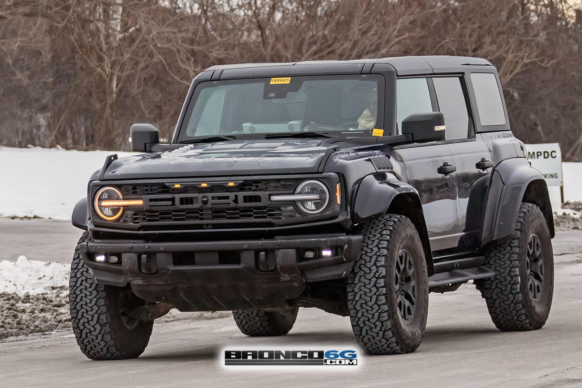 Ford Bronco 2022 Ford Bronco Raptor Never Skips Leg Day : Car and Driver Video shadow-black-bronco-raptor-2-jpg