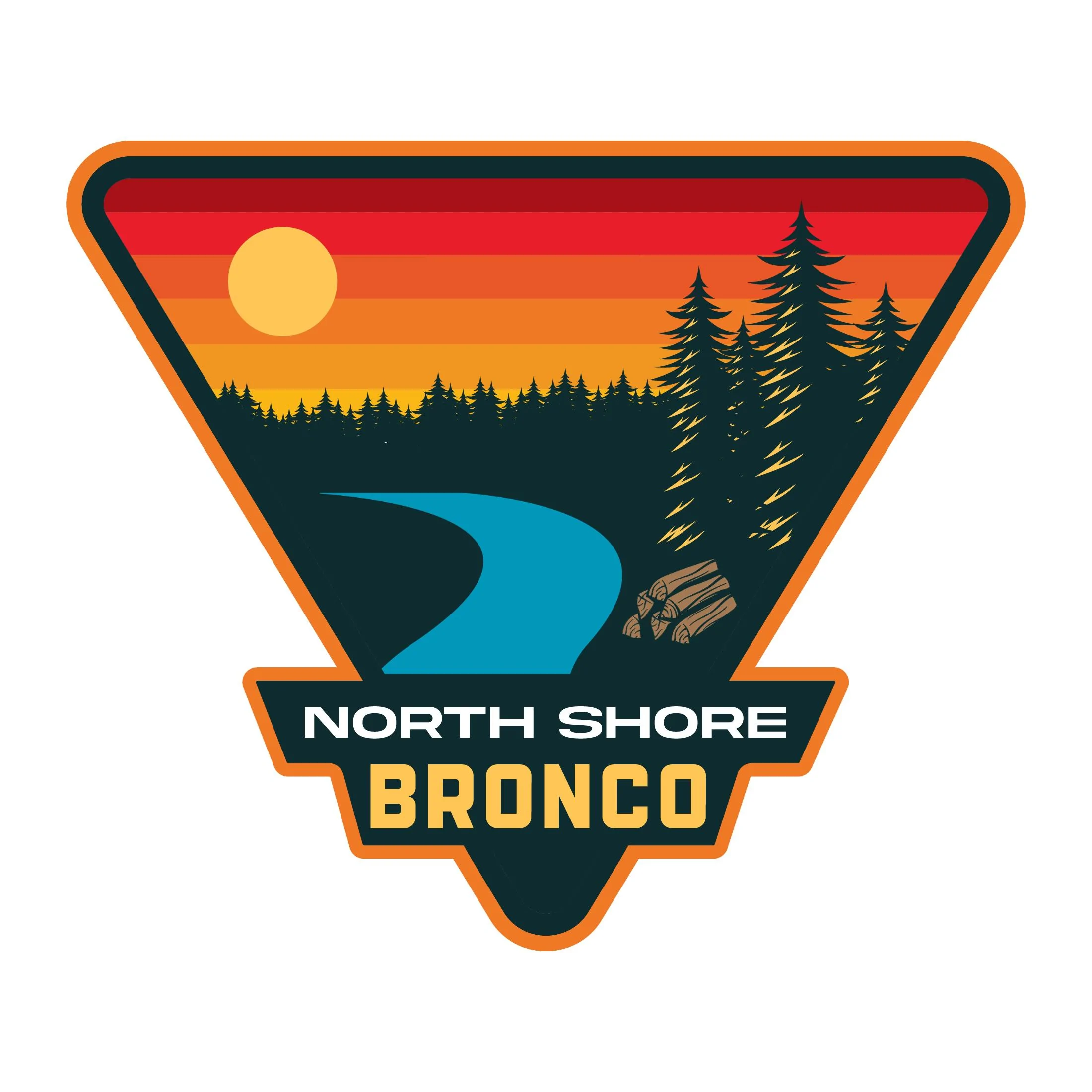 Ford Bronco North Shore Bronco Logo! NSB 2-01