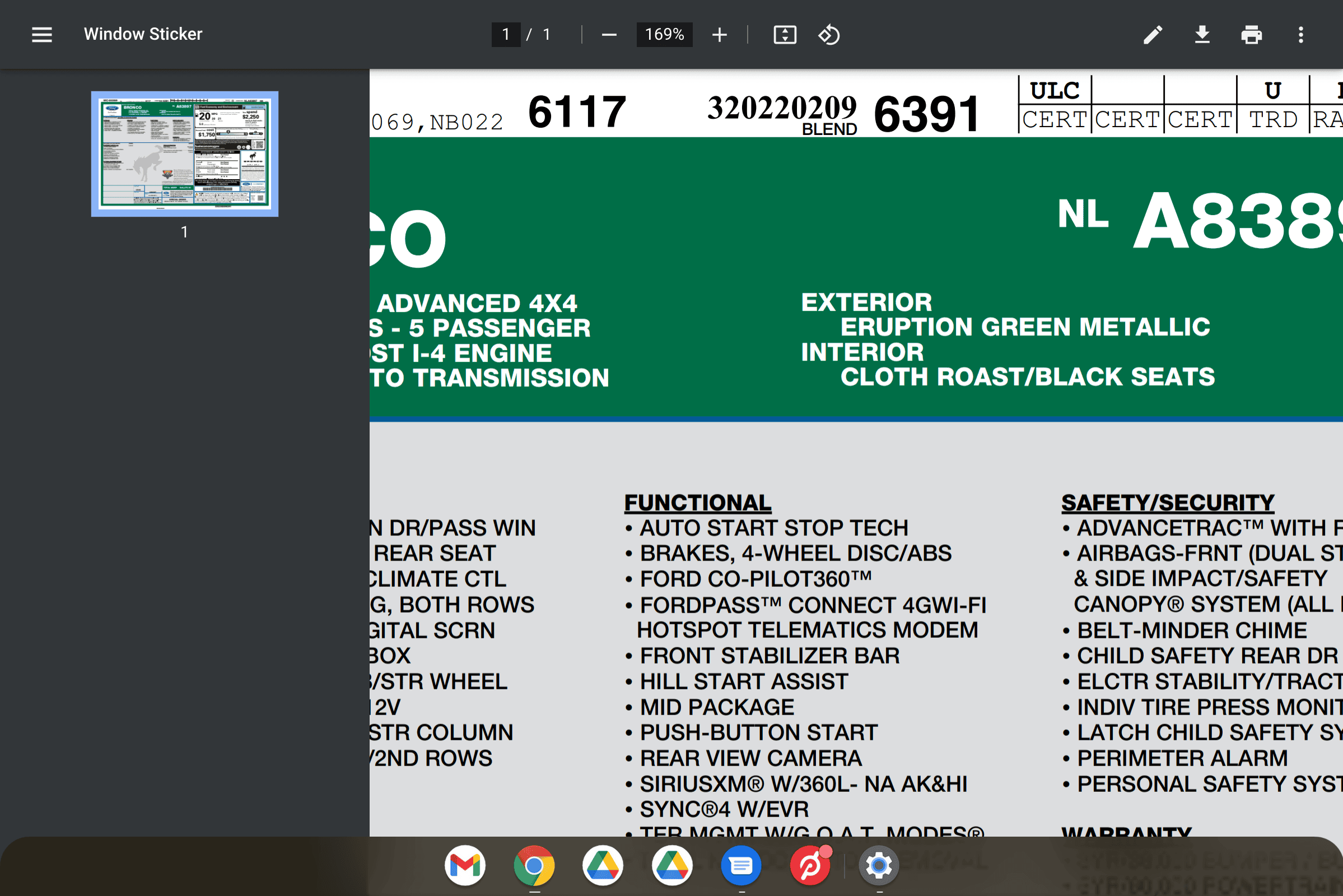 Ford Bronco 02/07/2022 Build Week Group Screenshot 2022-02-03 9.24.27 AM