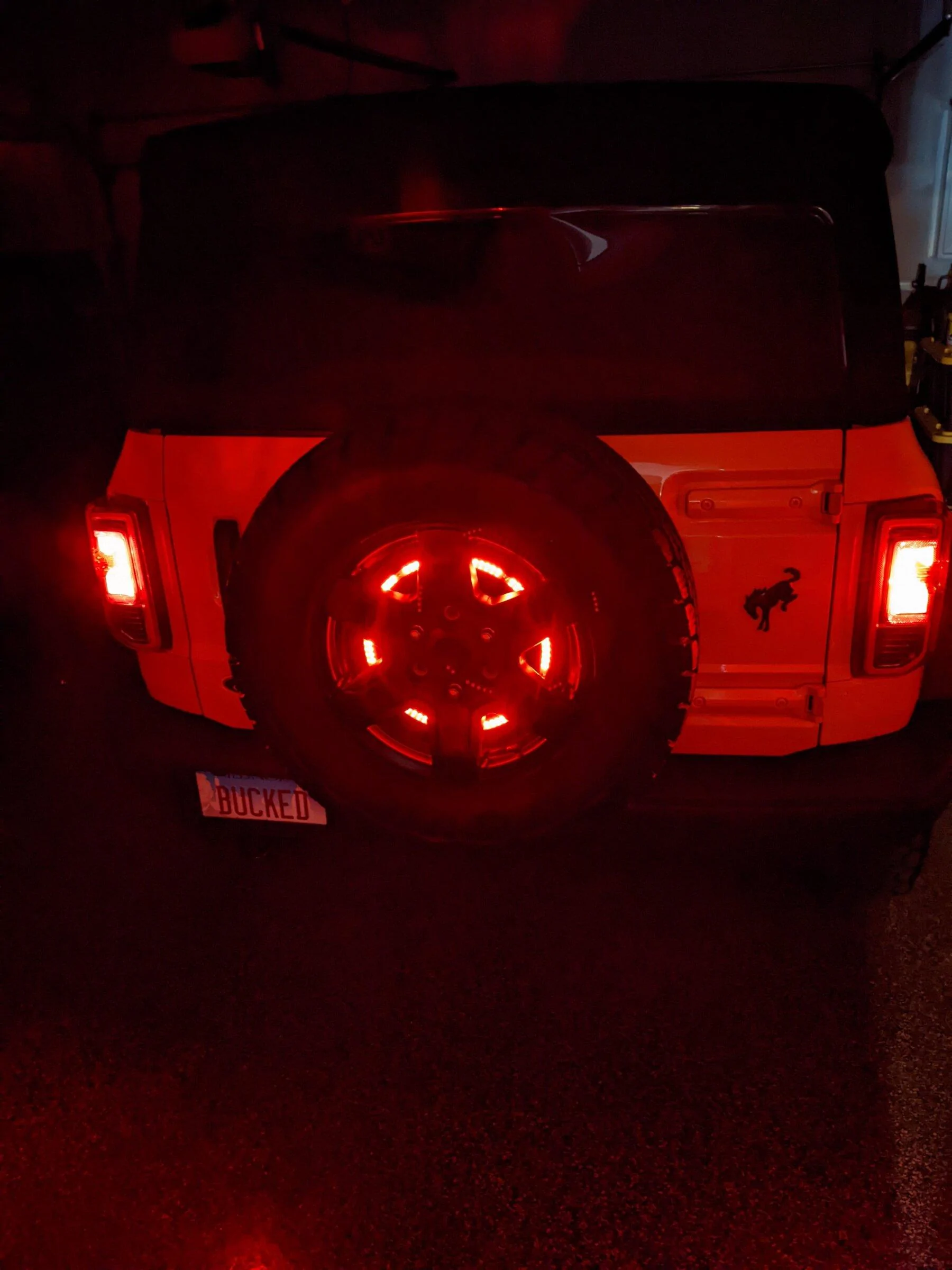 Ford Bronco 3rd Third Brake Light Removed & Relocated -- DIY How-To PXL_20220125_215131317