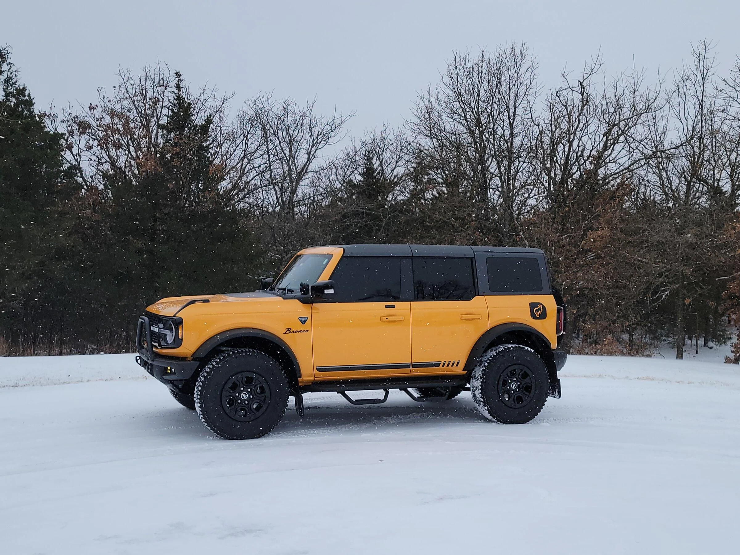 Ford Bronco My FE's First Snow 20220203_114733