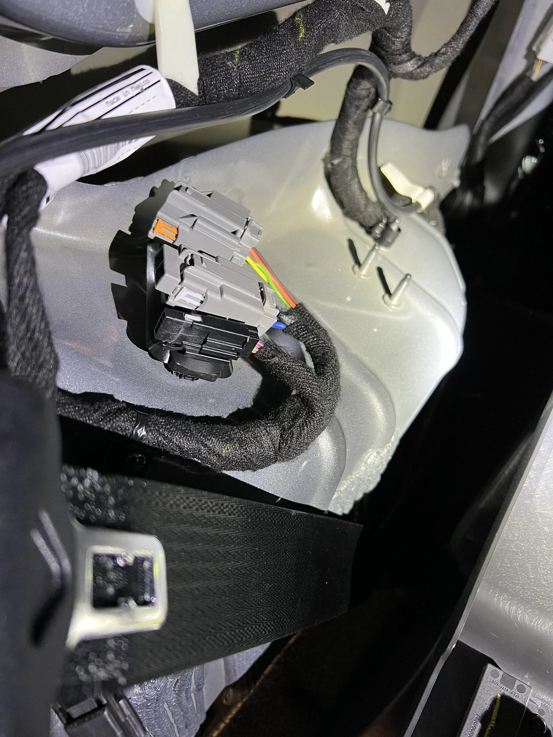 Ford Bronco 3 unused harnesses behind trim panels. DCDCB5A6-0B4B-491A-B9C0-DF9EC0D55E81