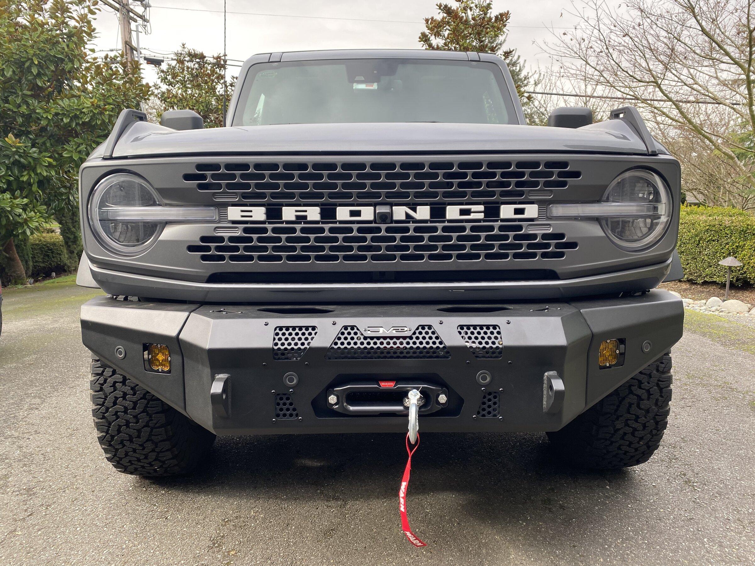Ford Bronco DV8 Bumper and Winch install B5A30633-9956-4C84-A171-067D3A31024A