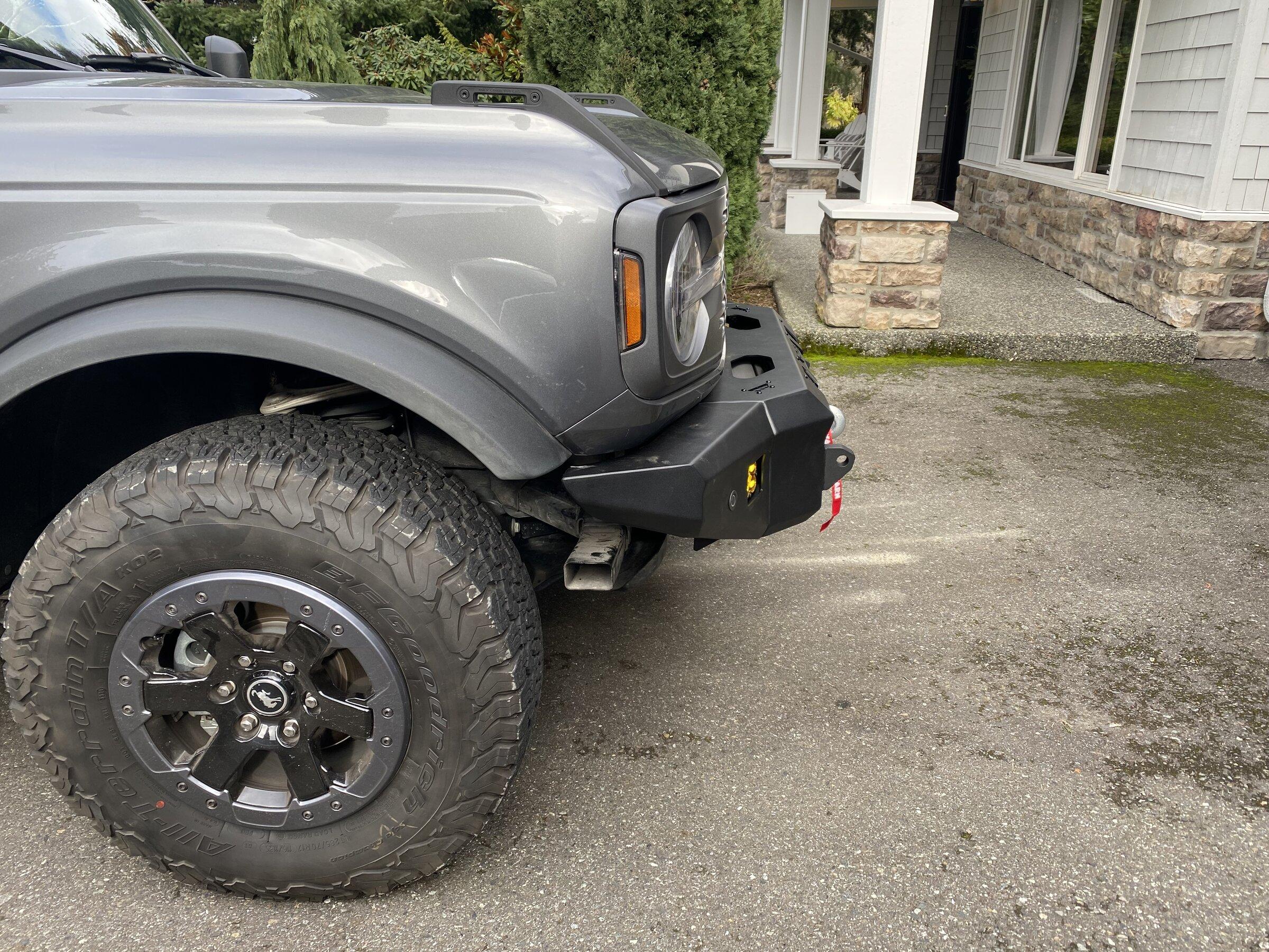 Ford Bronco DV8 Bumper and Winch install EAAD13FB-6599-4A2F-925A-A43B505F75B2