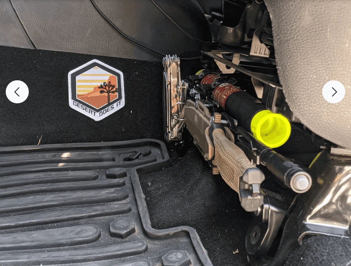 Ford Bronco Under Seat MOLLE (Multi Mount Panel) from Desert Does It Screen Shot 2022-02-05 at 10.51.27 PM