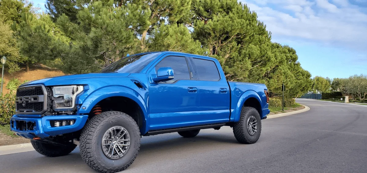 Ford Bronco Designing the Bronco R video feature. A look at Velocity Blue 1597945030257