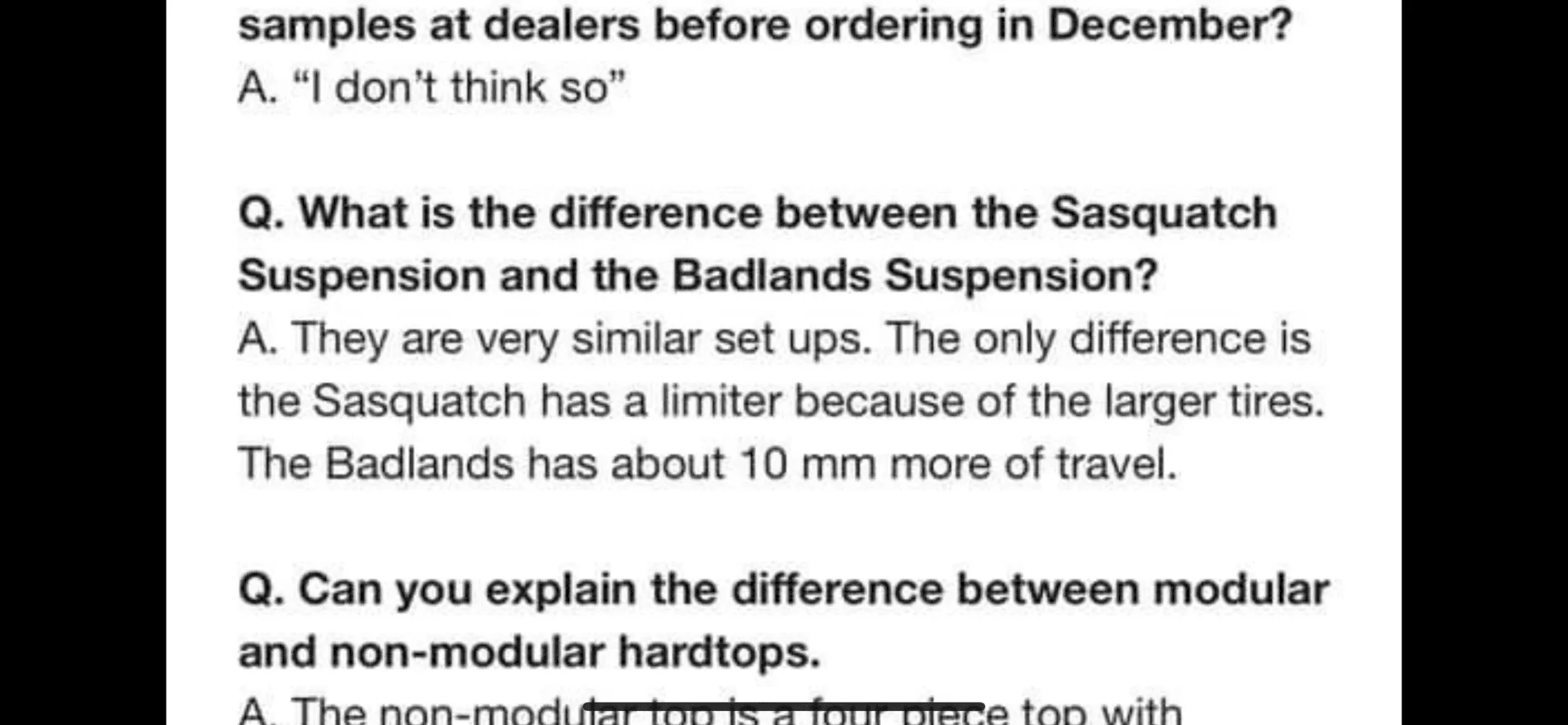 Ford Bronco Badlands suspension vs Wildtrak 0D6503A6-D182-48EA-92E9-5D19A97DC71C