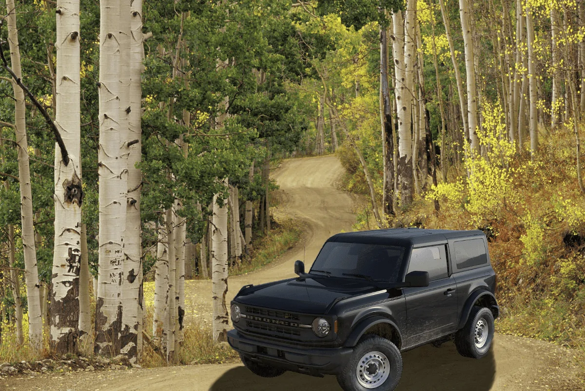 Ford Bronco Base - renderings from different perspectives base_front_driver