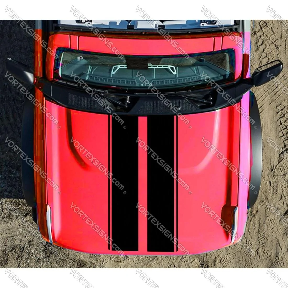 Ford Bronco Wildtrak Hood Graphics bronco-hood-stripes-1100x1100