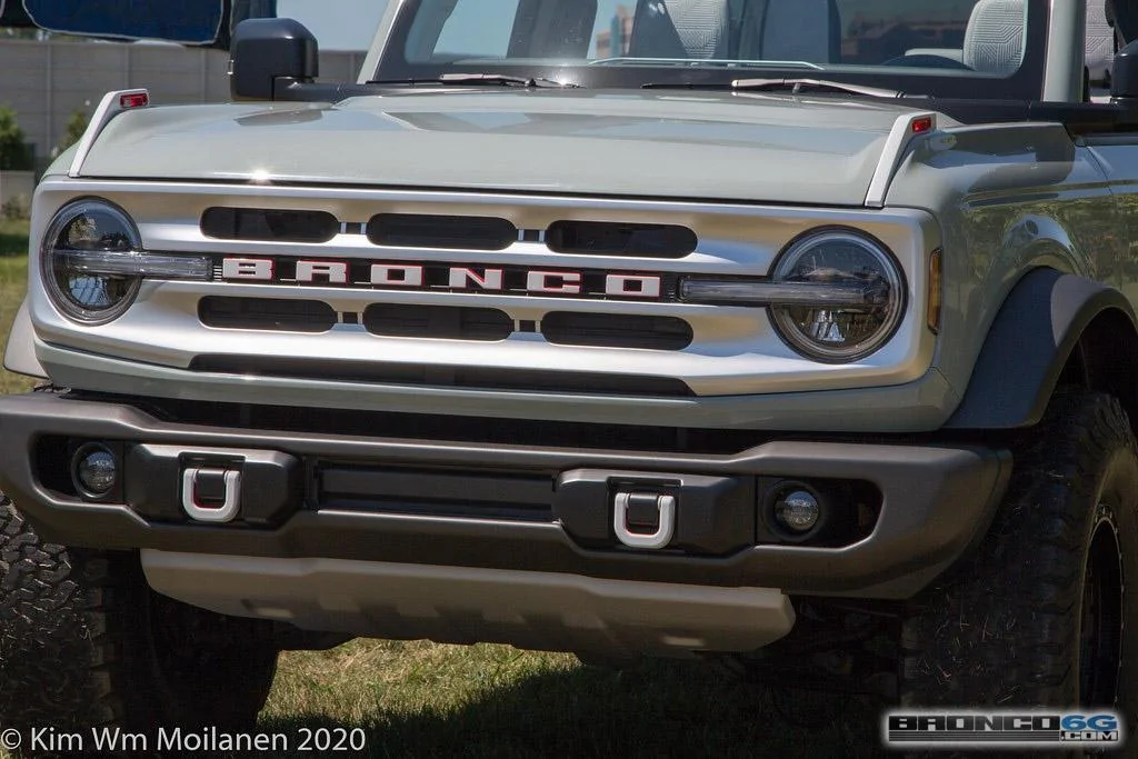 Ford Bronco 90+ More 2021 Bronco & Bronco Sport Photos From Ford Employee Roundup Event 2021 Ford Bronco Cactus Gray White Interior Employee Roundup Event-2