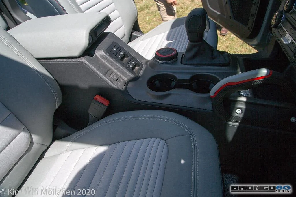 Ford Bronco 90+ More 2021 Bronco & Bronco Sport Photos From Ford Employee Roundup Event 2021 Ford Bronco Cactus Gray White Interior Employee Roundup Event-15